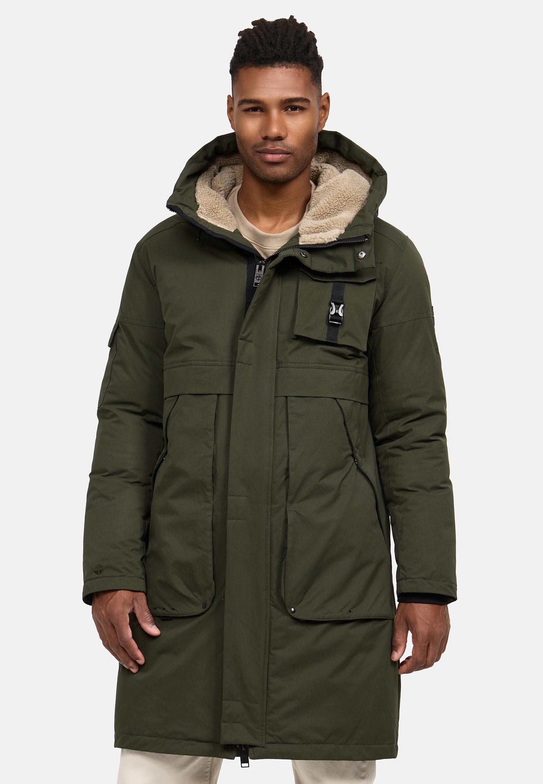 Wasserabweisnder Wintermanel "Cyriaan XX" Olive