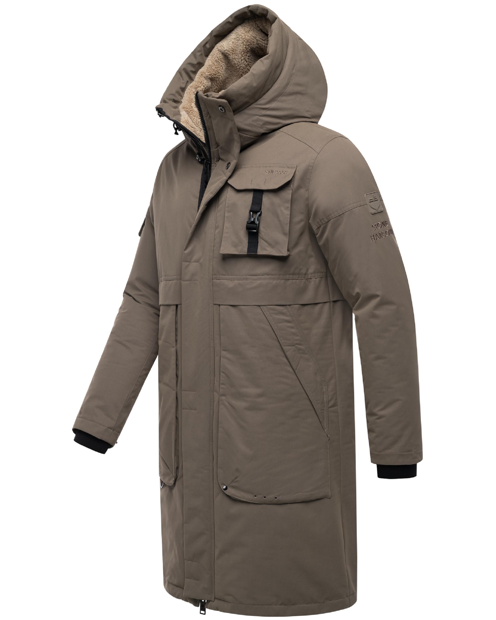 Wasserabweisender Wintermantel "Cyriaan XX" Stone Brown