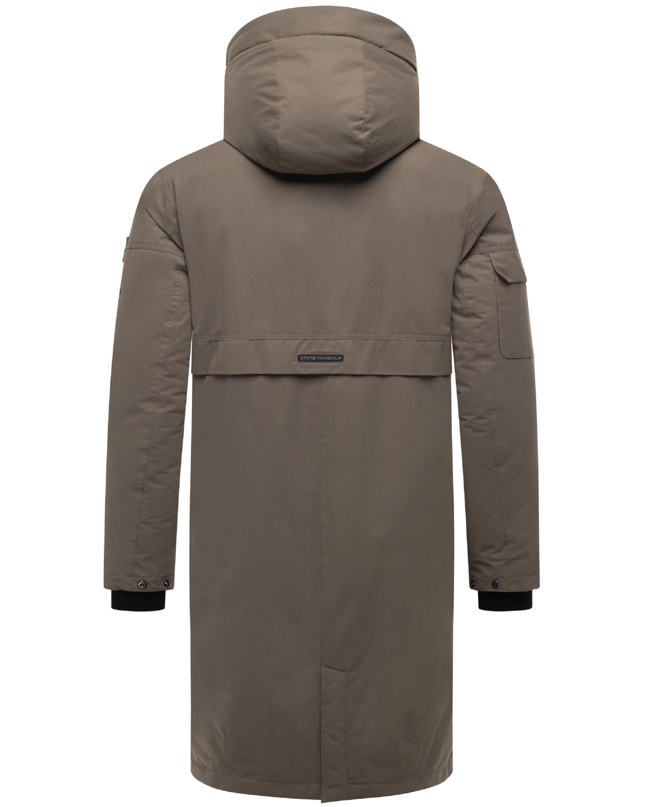 Wasserabweisender Wintermantel "Cyriaan XX" Stone Brown