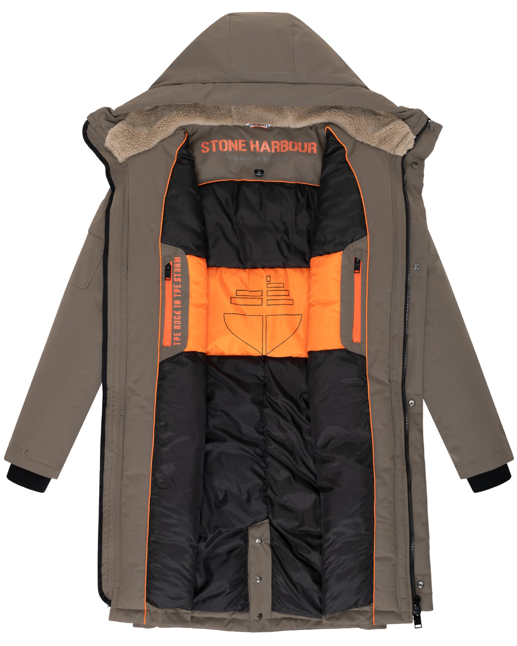 Wasserabweisender Wintermantel "Cyriaan XX" Stone Brown