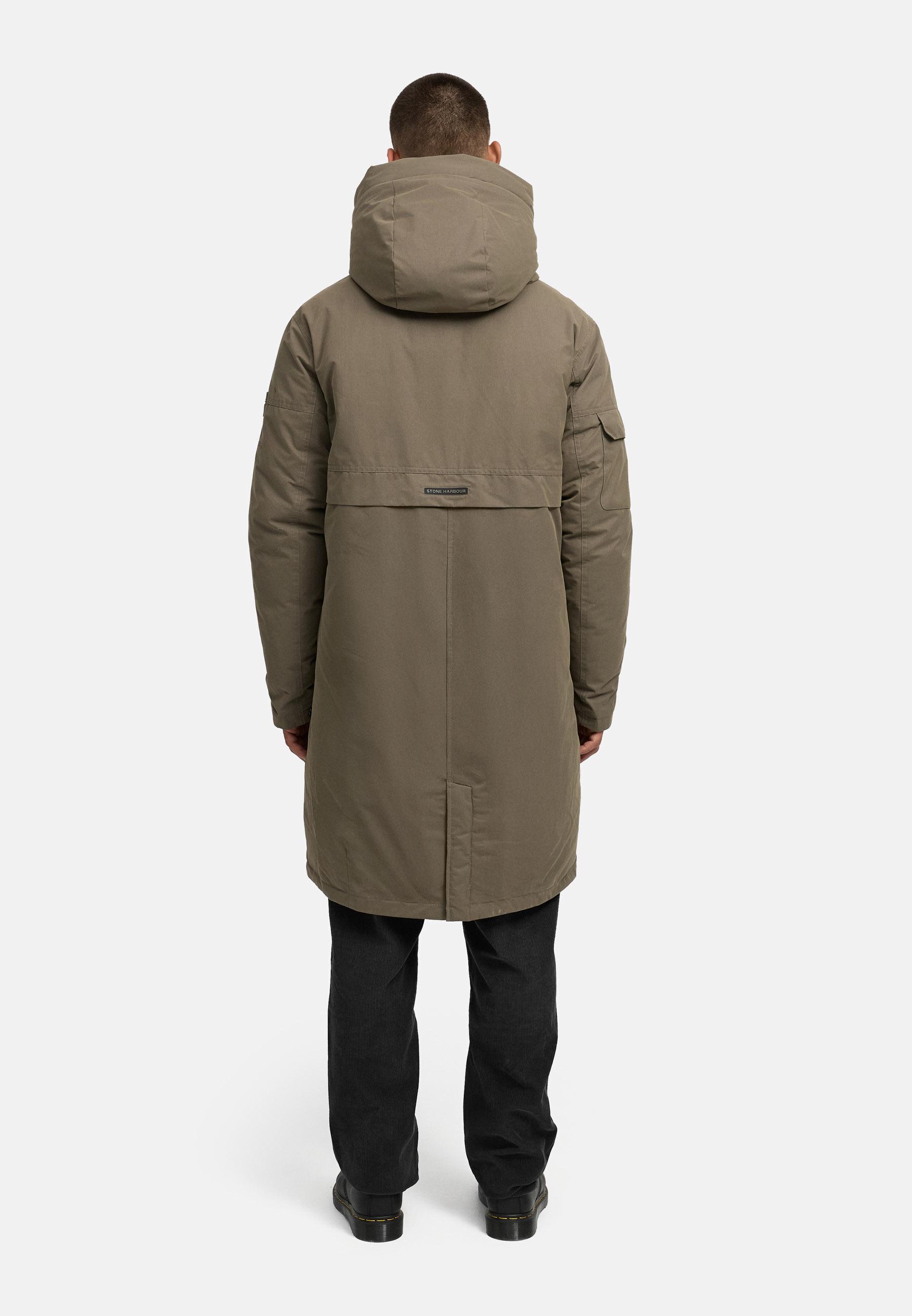 Wasserabweisender Wintermantel "Cyriaan XX" Stone Brown
