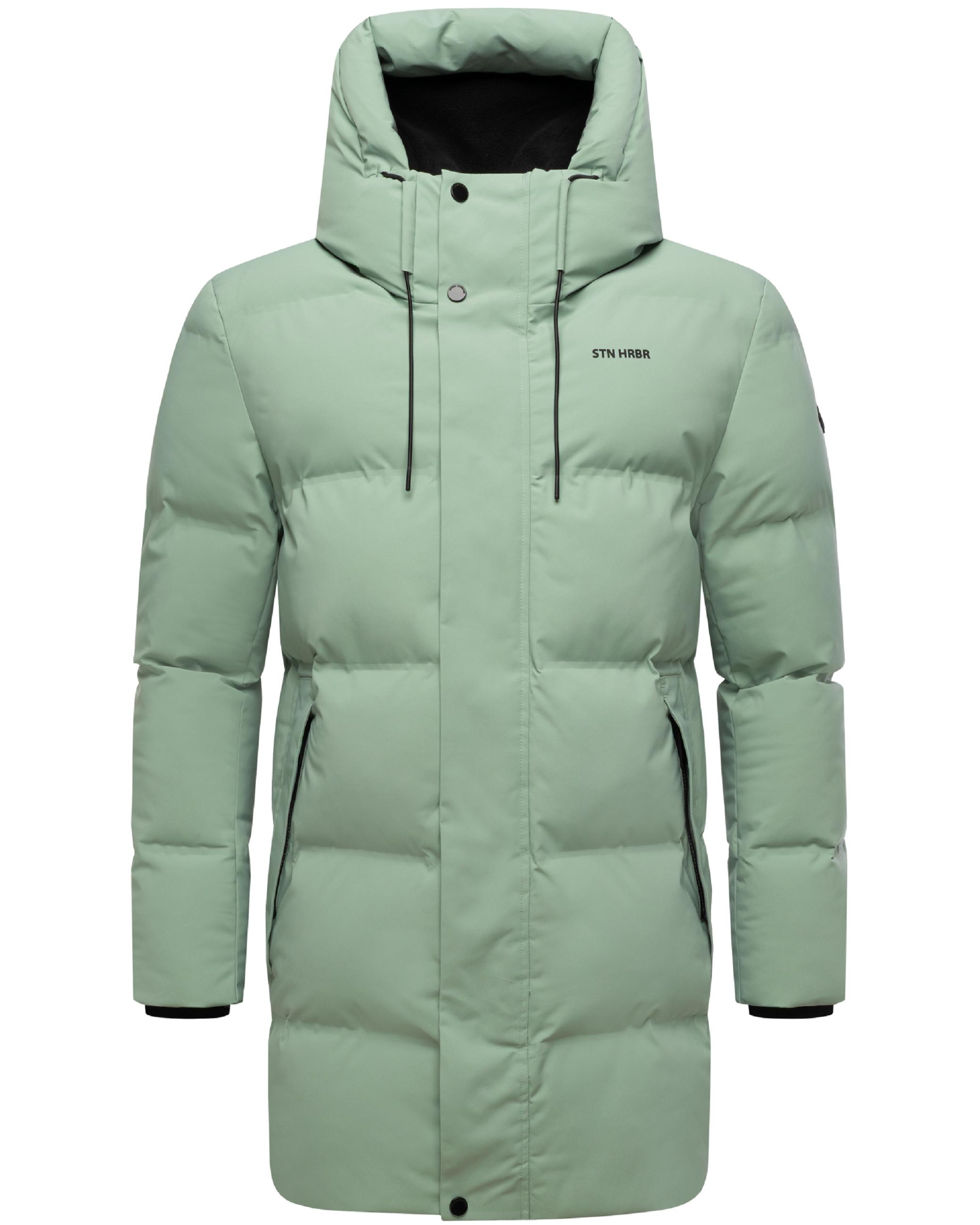 Gesteppter Kurzmantel mit Kapuze "Darianoo XX" Ice Green