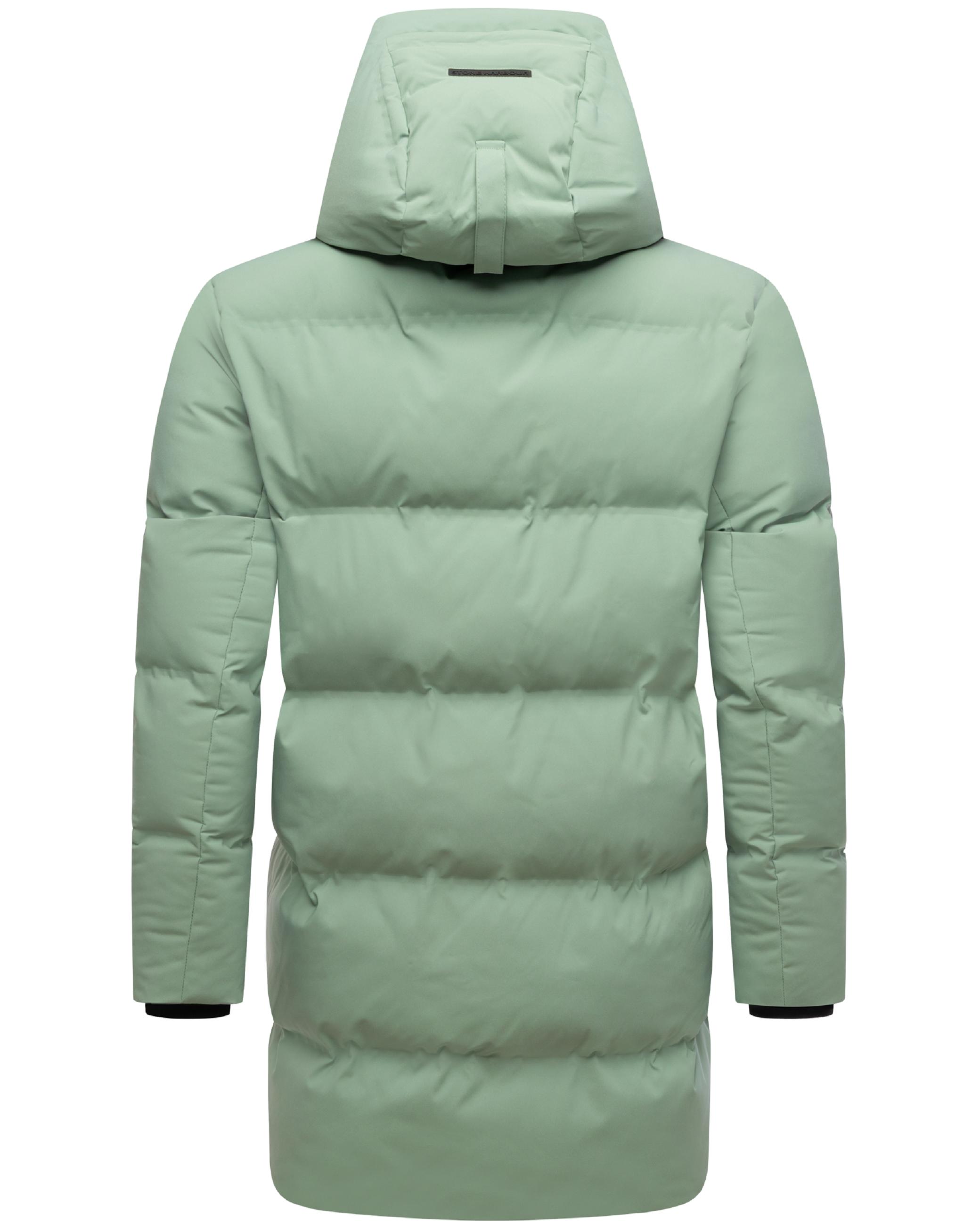 Gesteppter Kurzmantel mit Kapuze "Darianoo XX" Ice Green