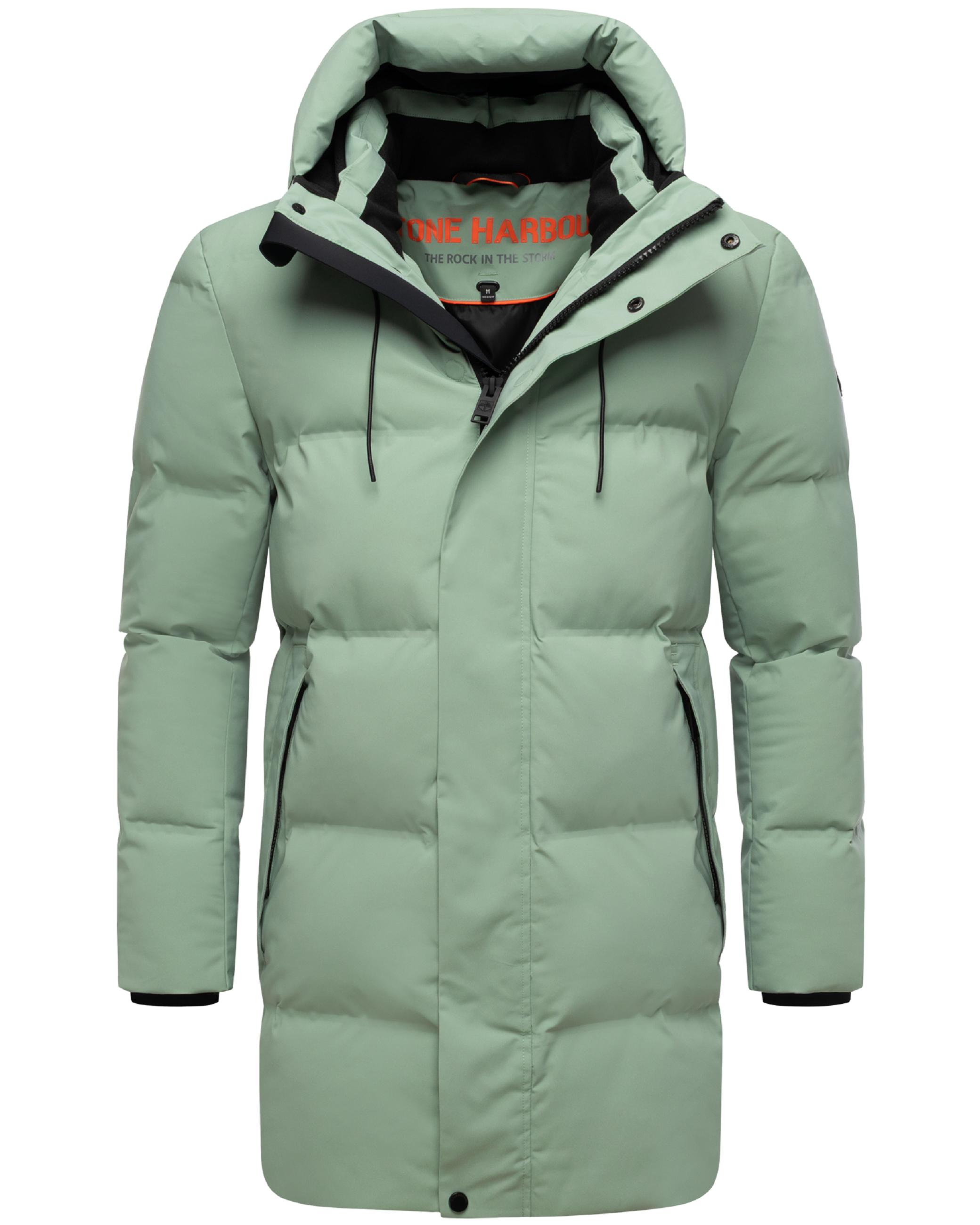 Gesteppter Kurzmantel mit Kapuze "Darianoo XX" Ice Green
