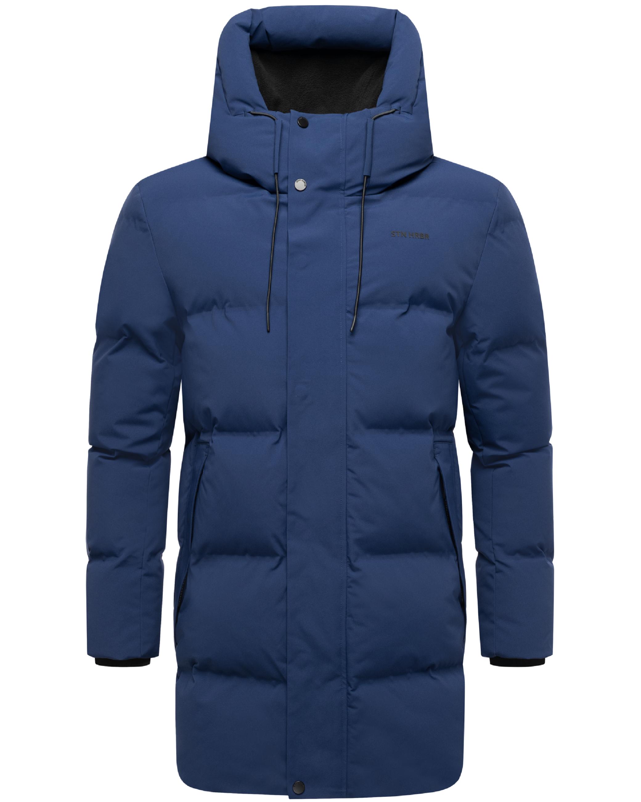 Gesteppter Kurzmantel mit Kapuze "Darianoo XX" Navy