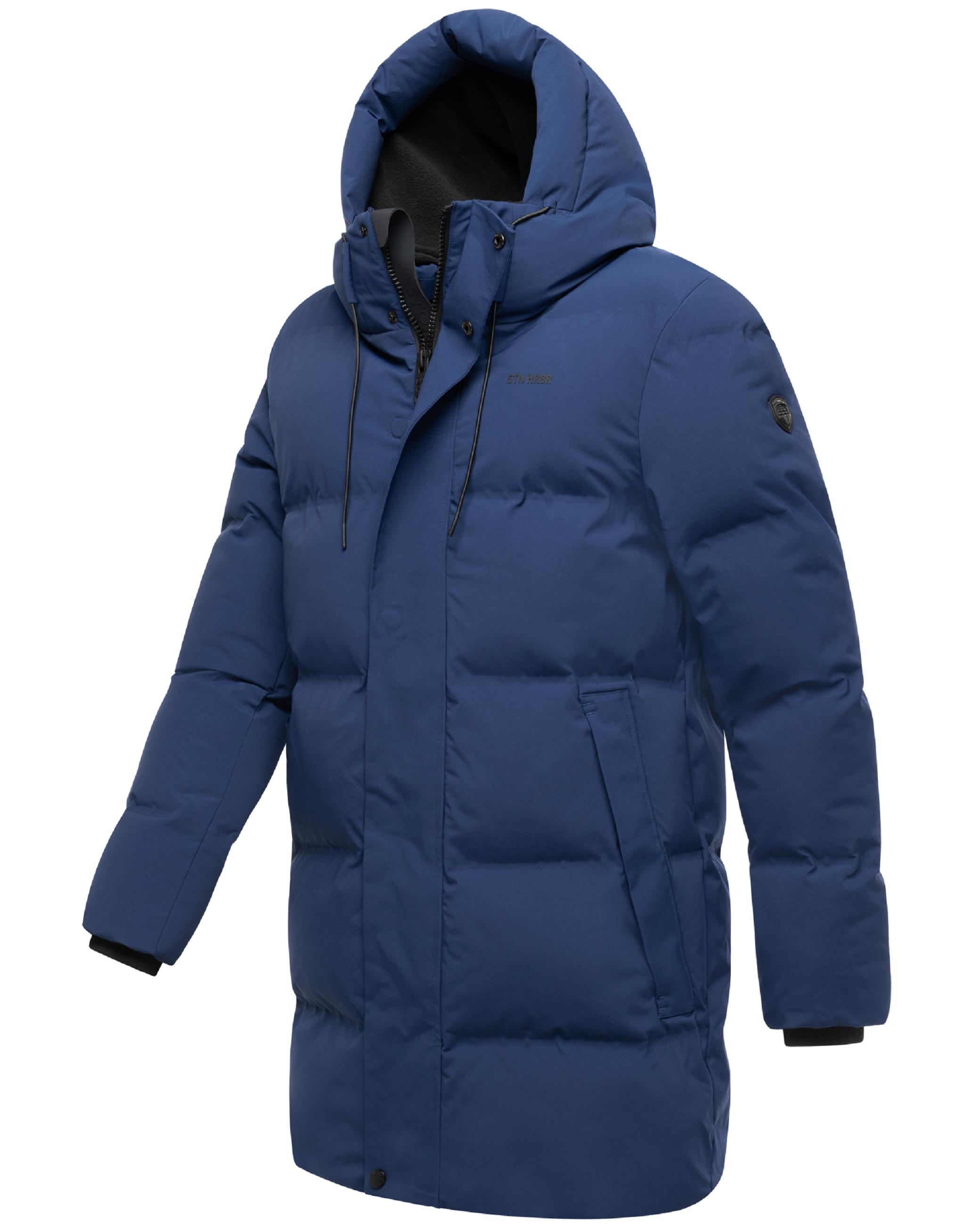 Gesteppter Kurzmantel mit Kapuze "Darianoo XX" Navy
