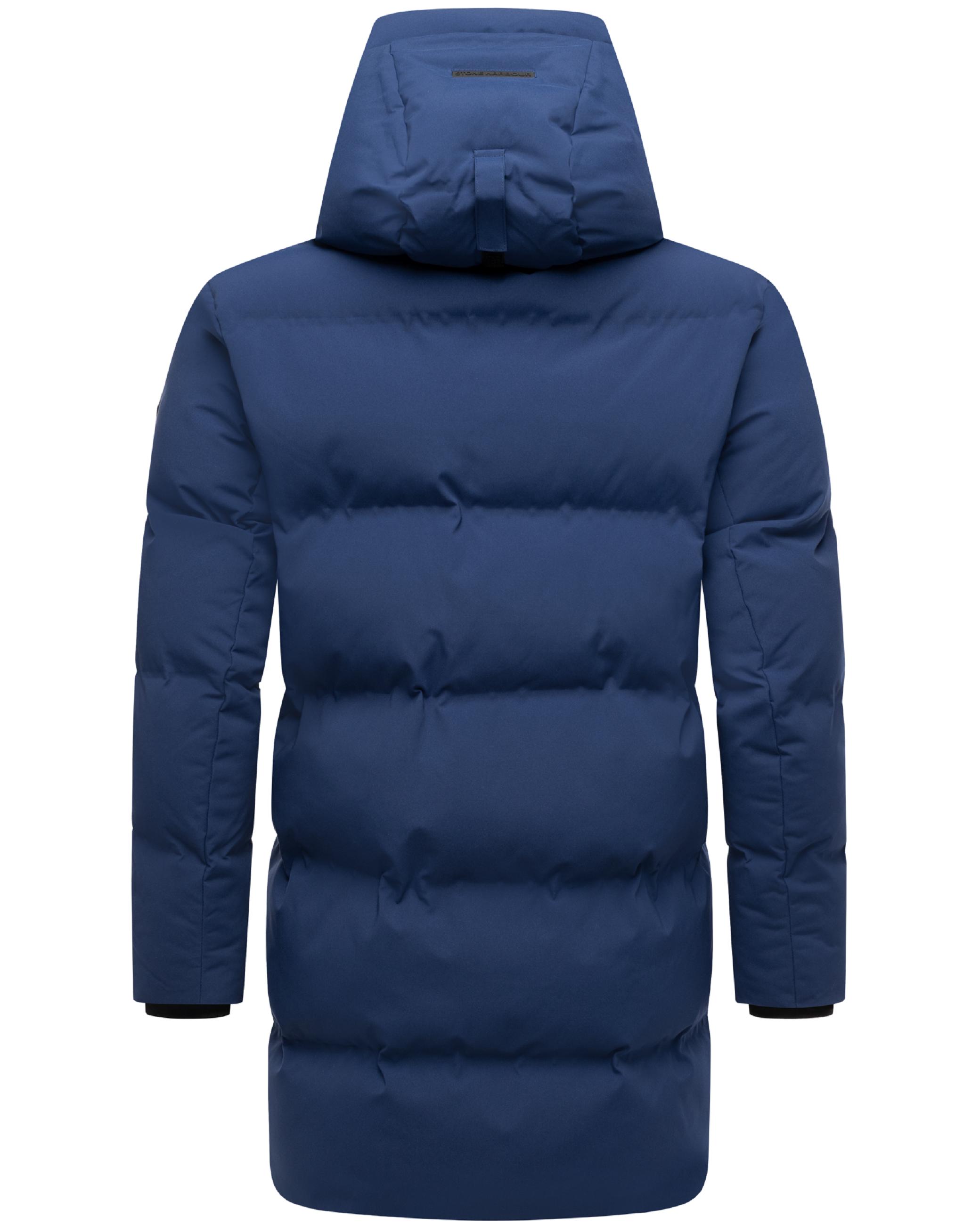 Gesteppter Kurzmantel mit Kapuze "Darianoo XX" Navy