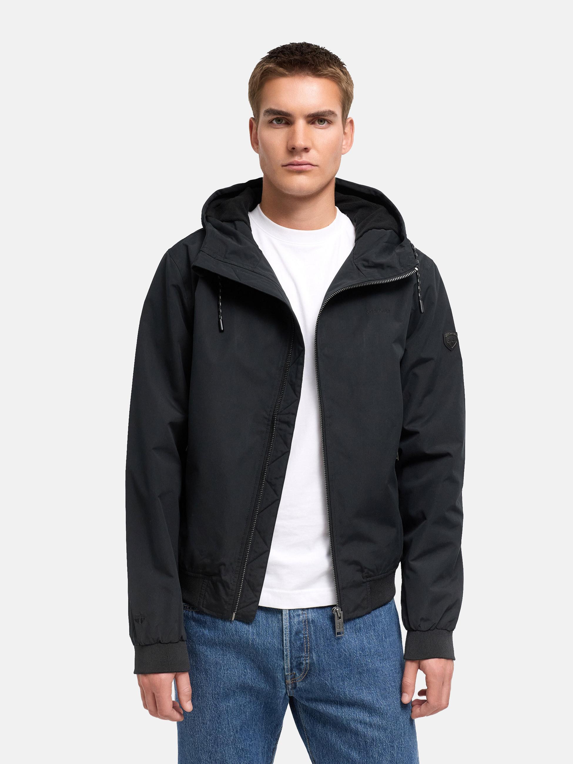 Leichte mit Fleece gefütterte Jacke "Daxaar XX" Black