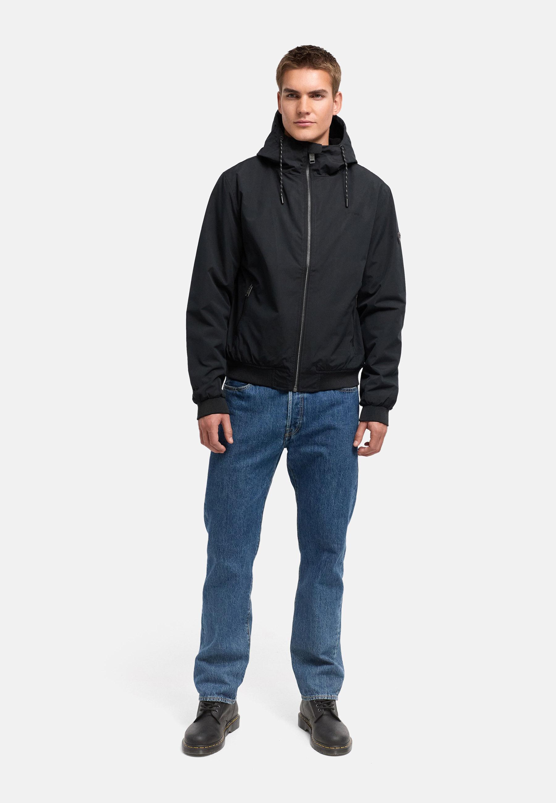Leichte mit Fleece gefütterte Jacke "Daxaar XX" Black