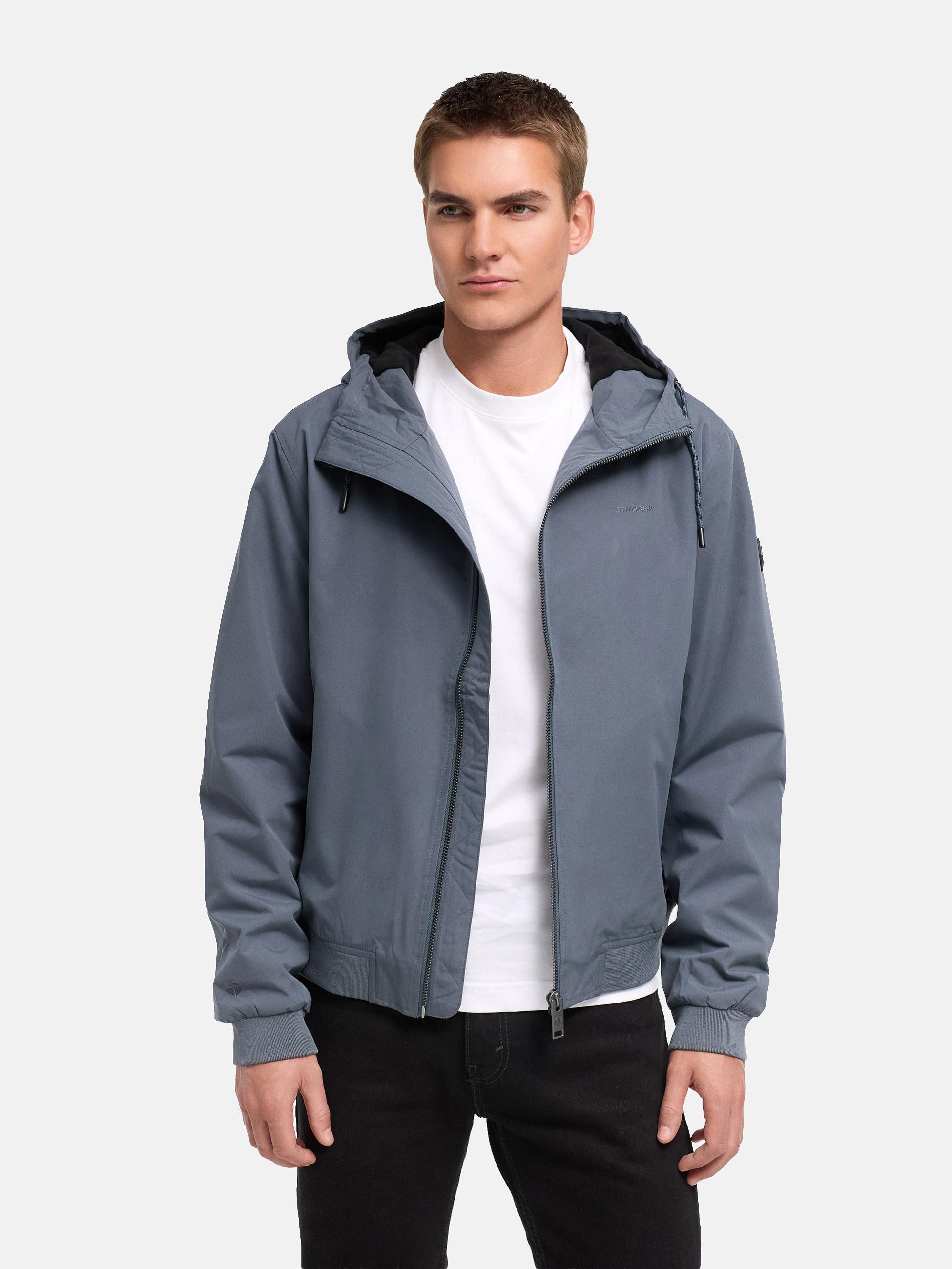Leichte mit Fleece gefütterte Jacke "Daxaar XX" Blue Grey