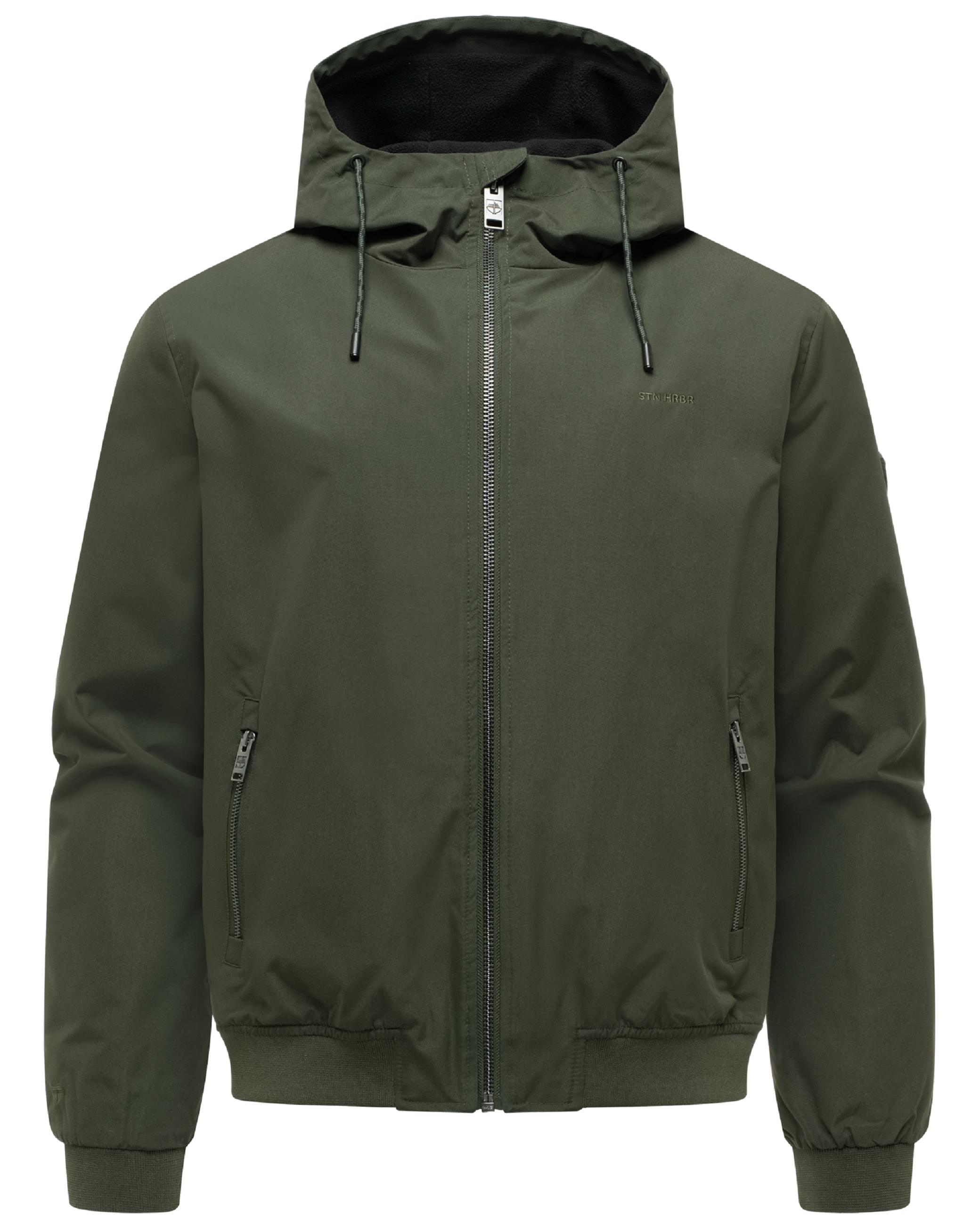 Leichte mit Fleece gefütterte Jacke "Daxaar XX" Dark Olive