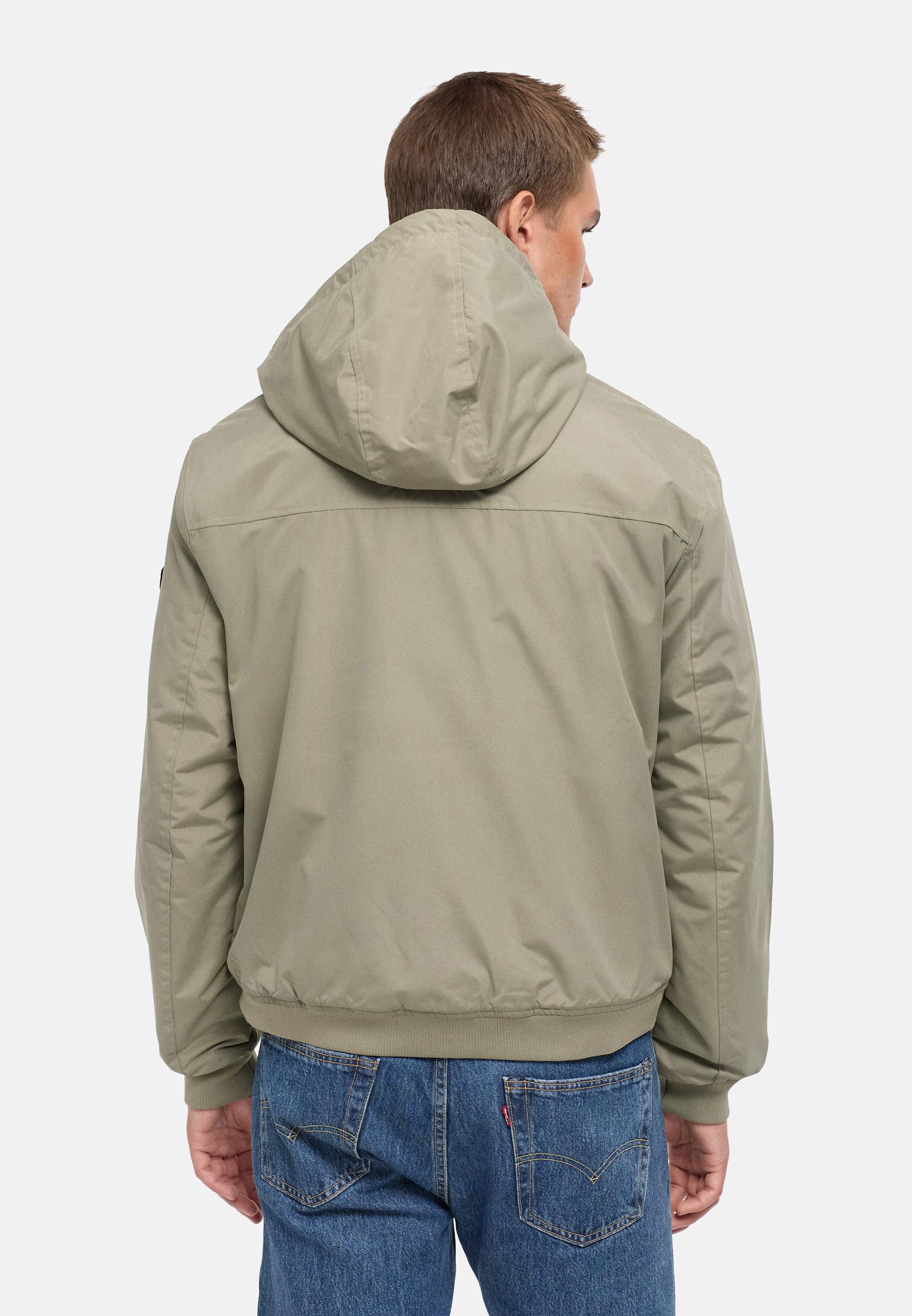 Leichte mit Fleece gefütterte Jacke "Daxaar XX" Stone Grey