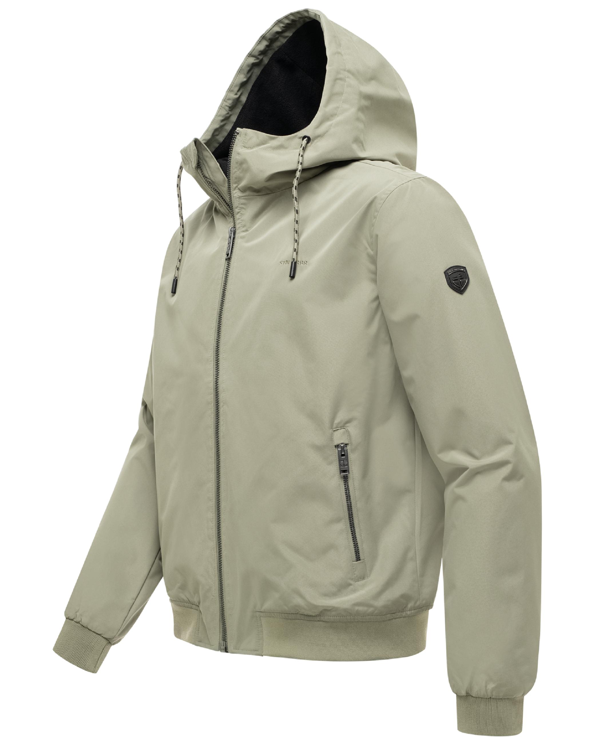 Leichte mit Fleece gefütterte Jacke "Daxaar XX" Stone Grey