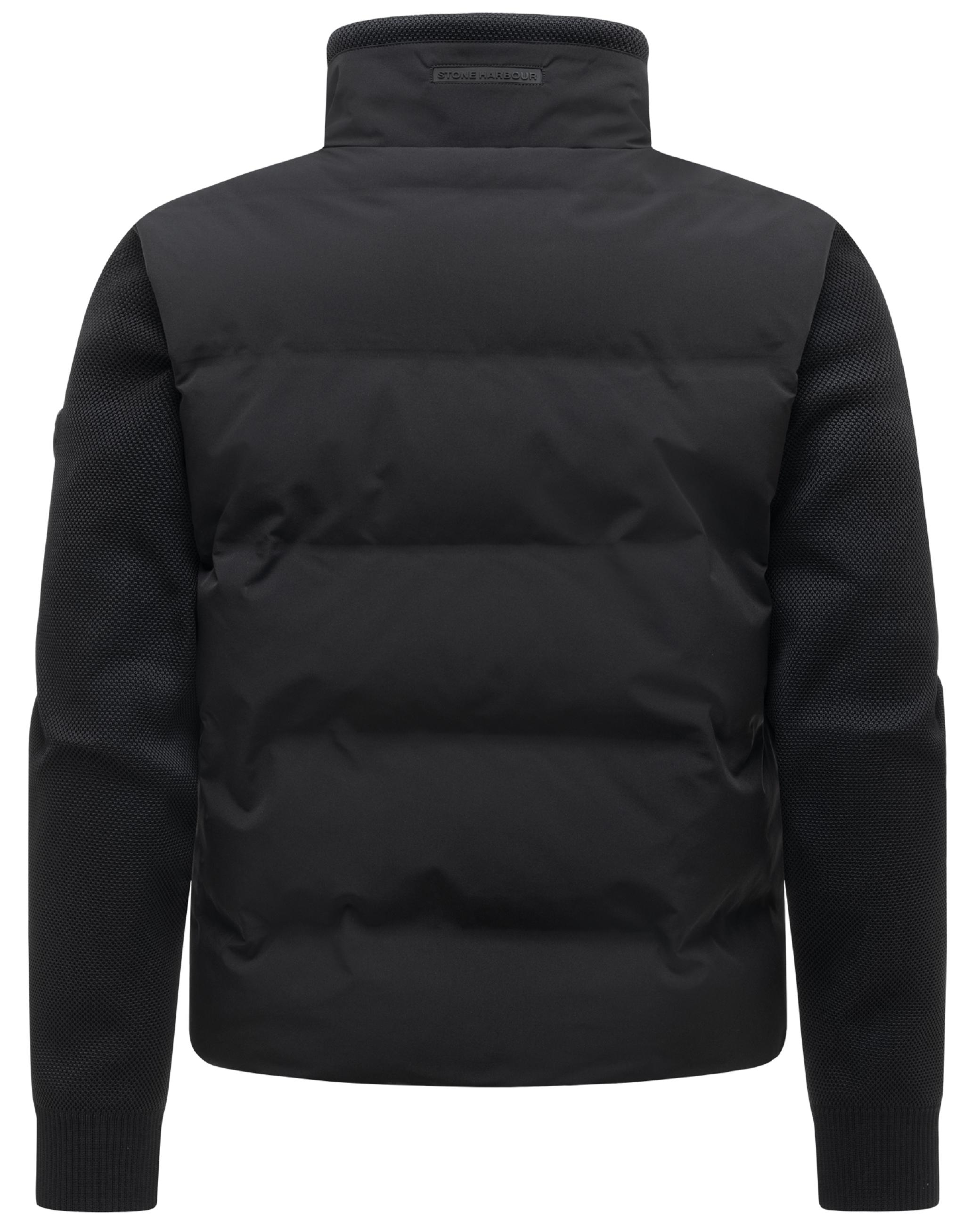 Warme Jacke mit Strickärmel "Eeron XX" Black