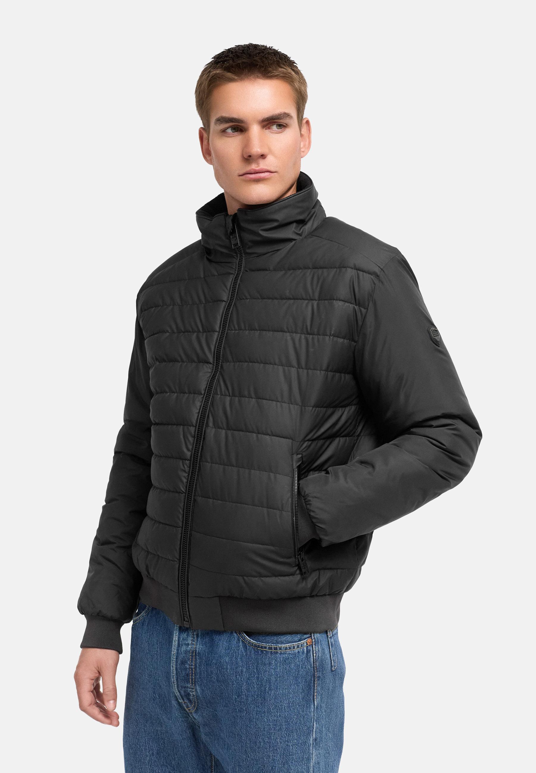Warme Steppjacke mit hochschließenden Kragen "Eliaam XX" Black
