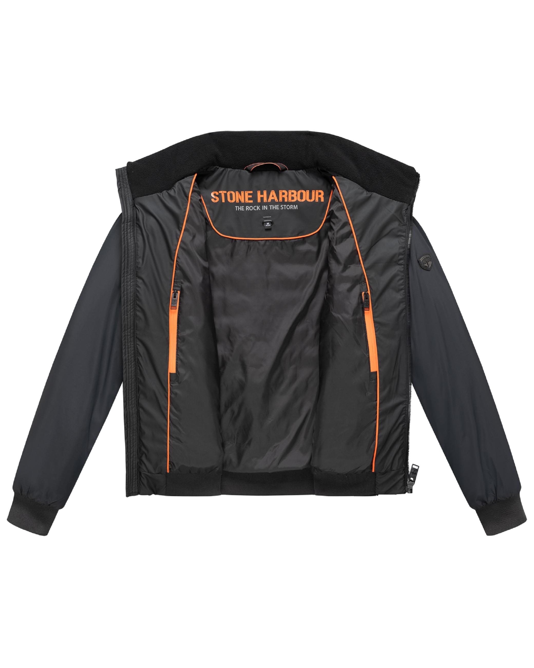 Warme Steppjacke mit hochschließenden Kragen "Eliaam XX" Black