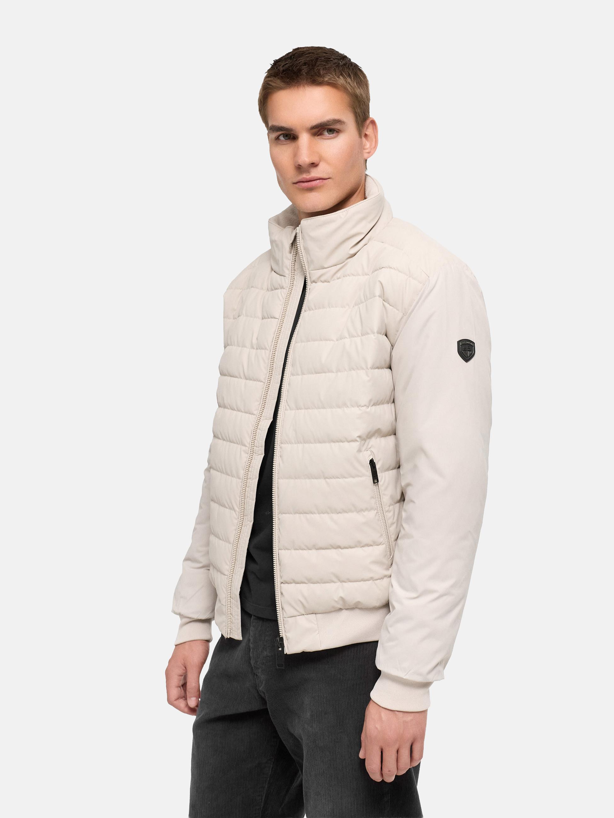 Warme Steppjacke mit hochschließenden Kragen "Eliaam XX" Bone