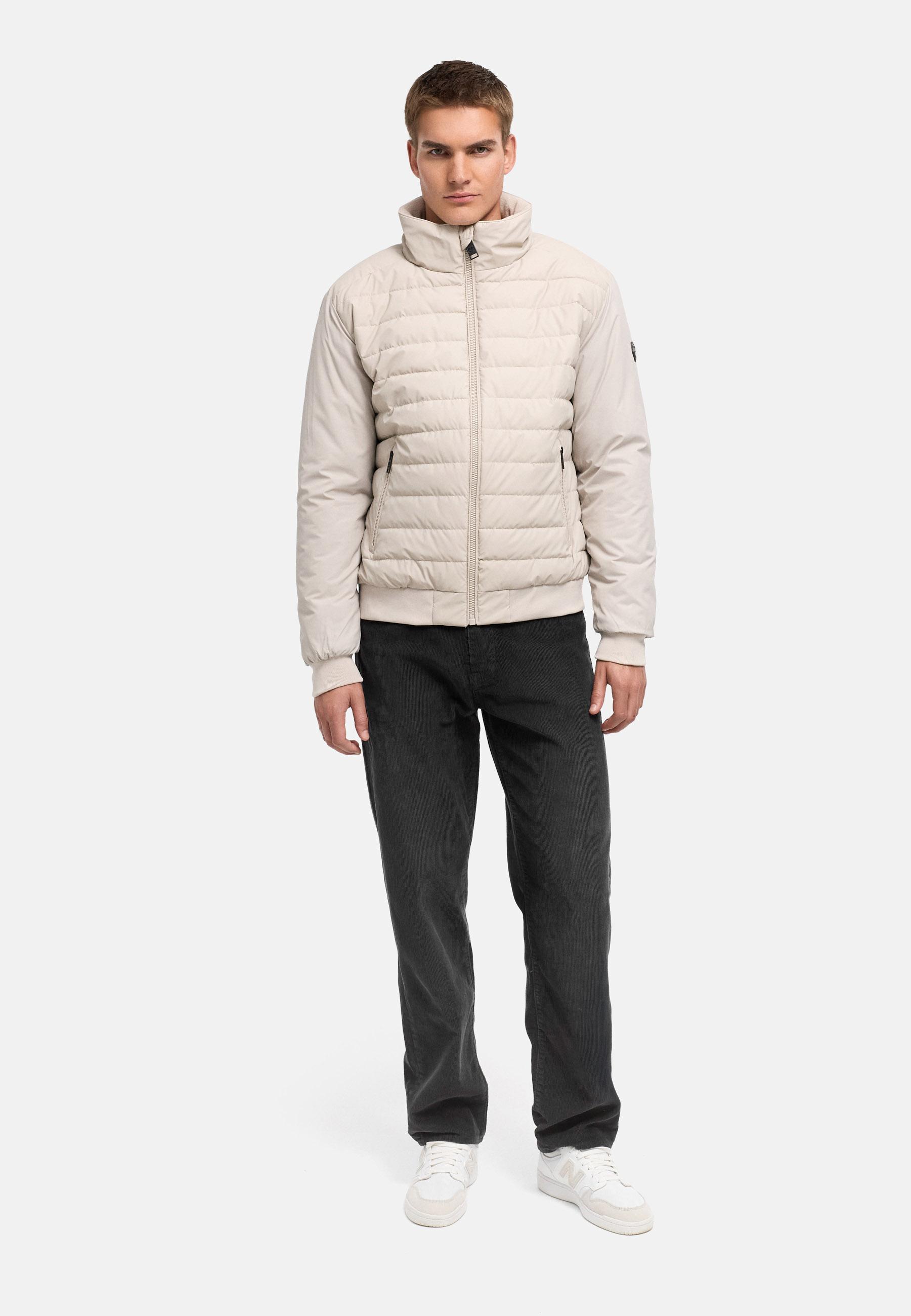 Warme Steppjacke mit hochschließenden Kragen "Eliaam XX" Bone