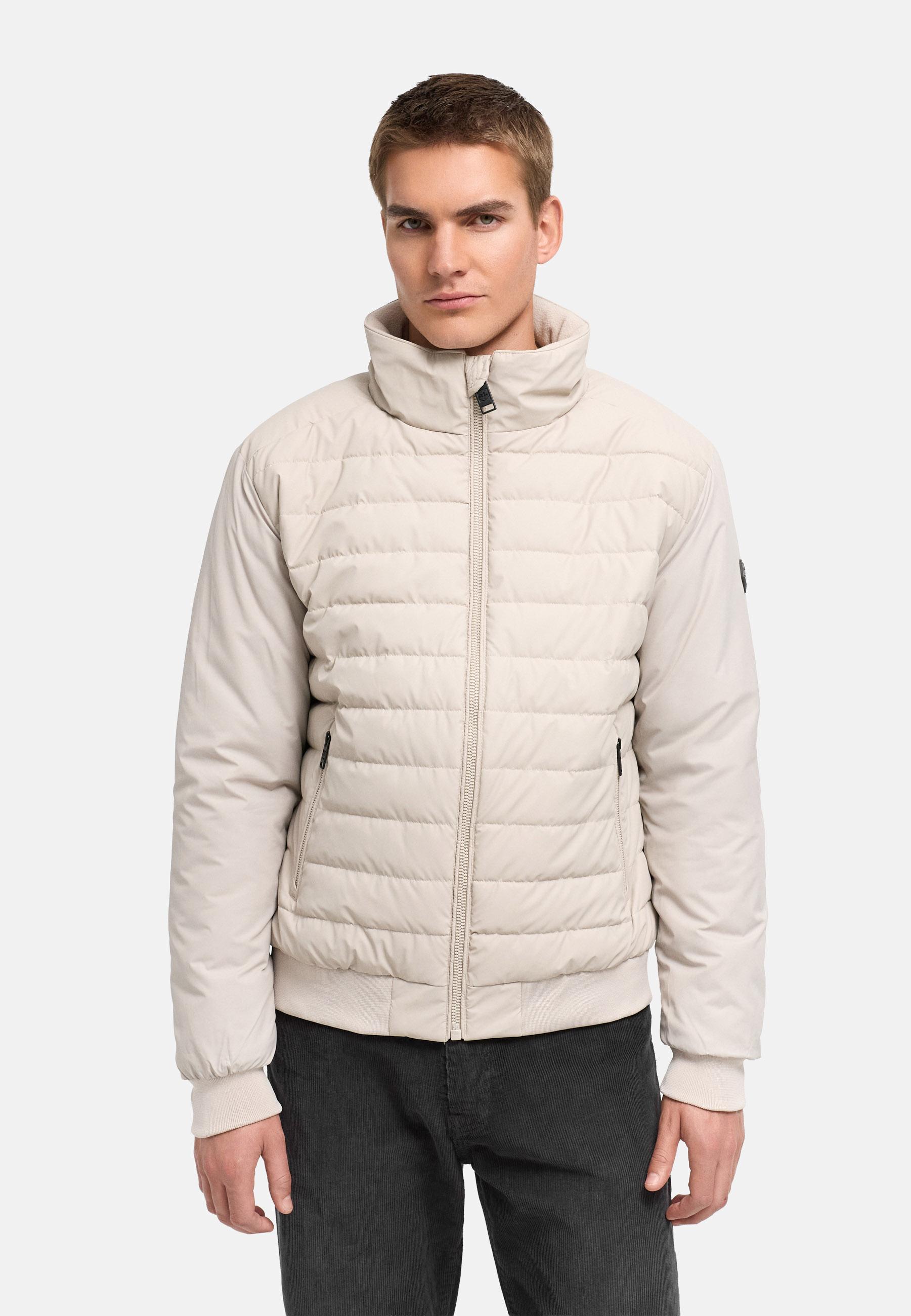 Warme Steppjacke mit hochschließenden Kragen "Eliaam XX" Bone