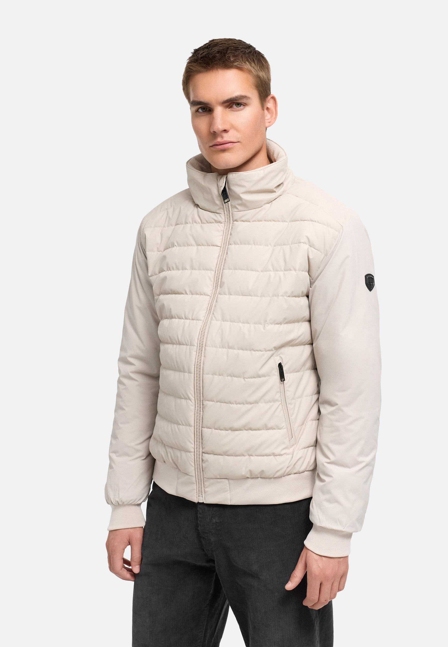 Warme Steppjacke mit hochschließenden Kragen "Eliaam XX" Bone