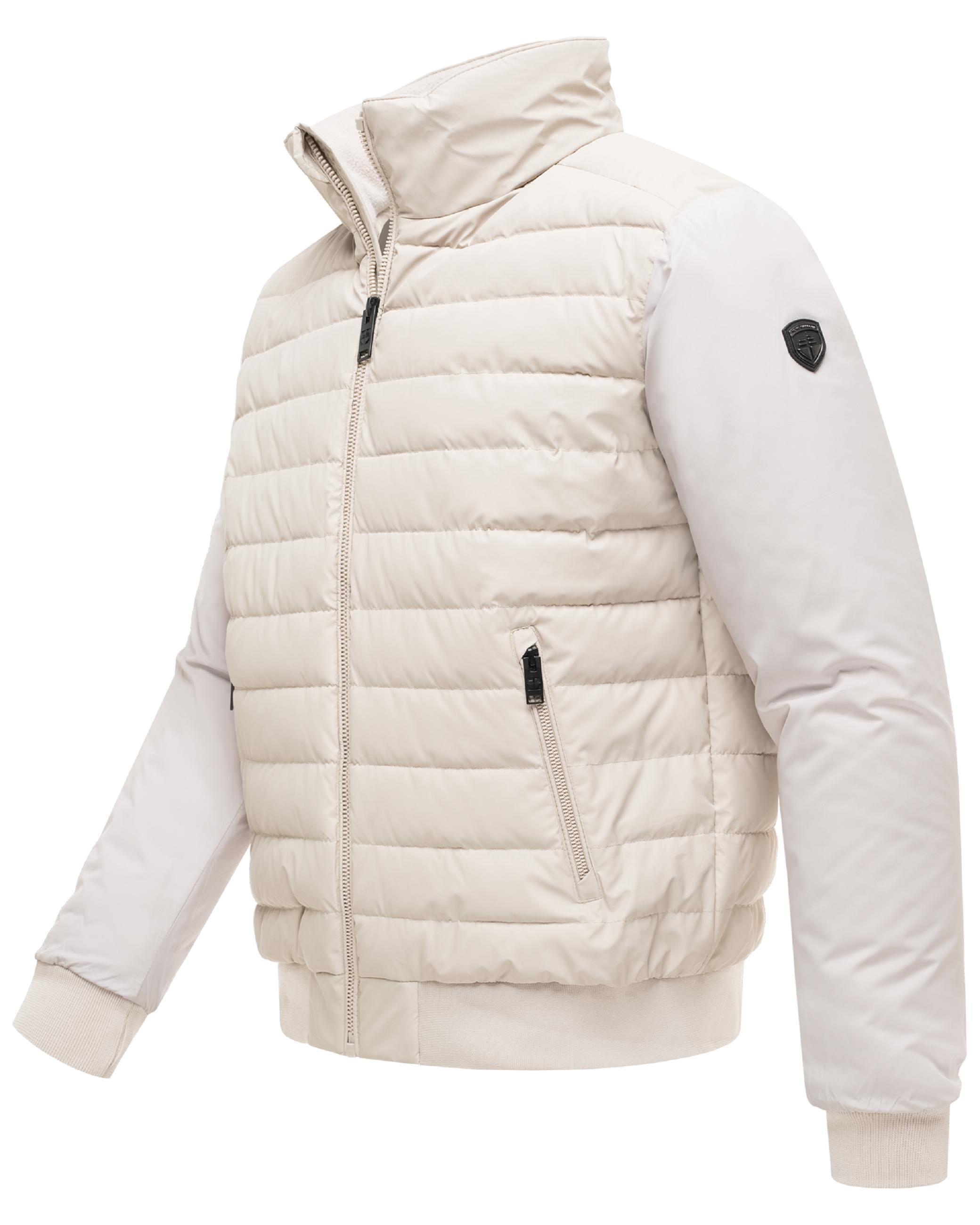 Warme Steppjacke mit hochschließenden Kragen "Eliaam XX" Bone