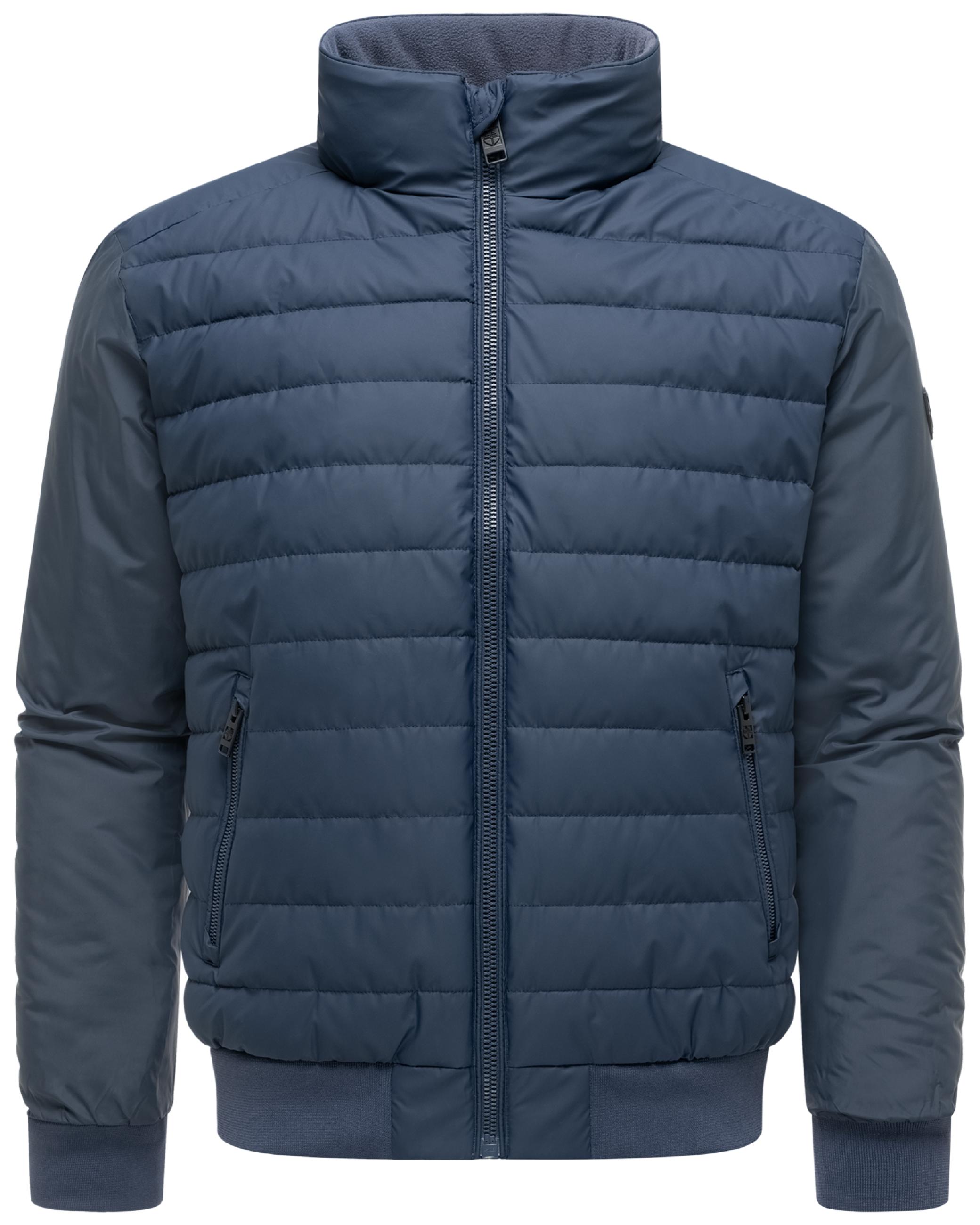 Warme Steppjacke mit hochschließenden Kragen "Eliaam XX" Night Sky Blue