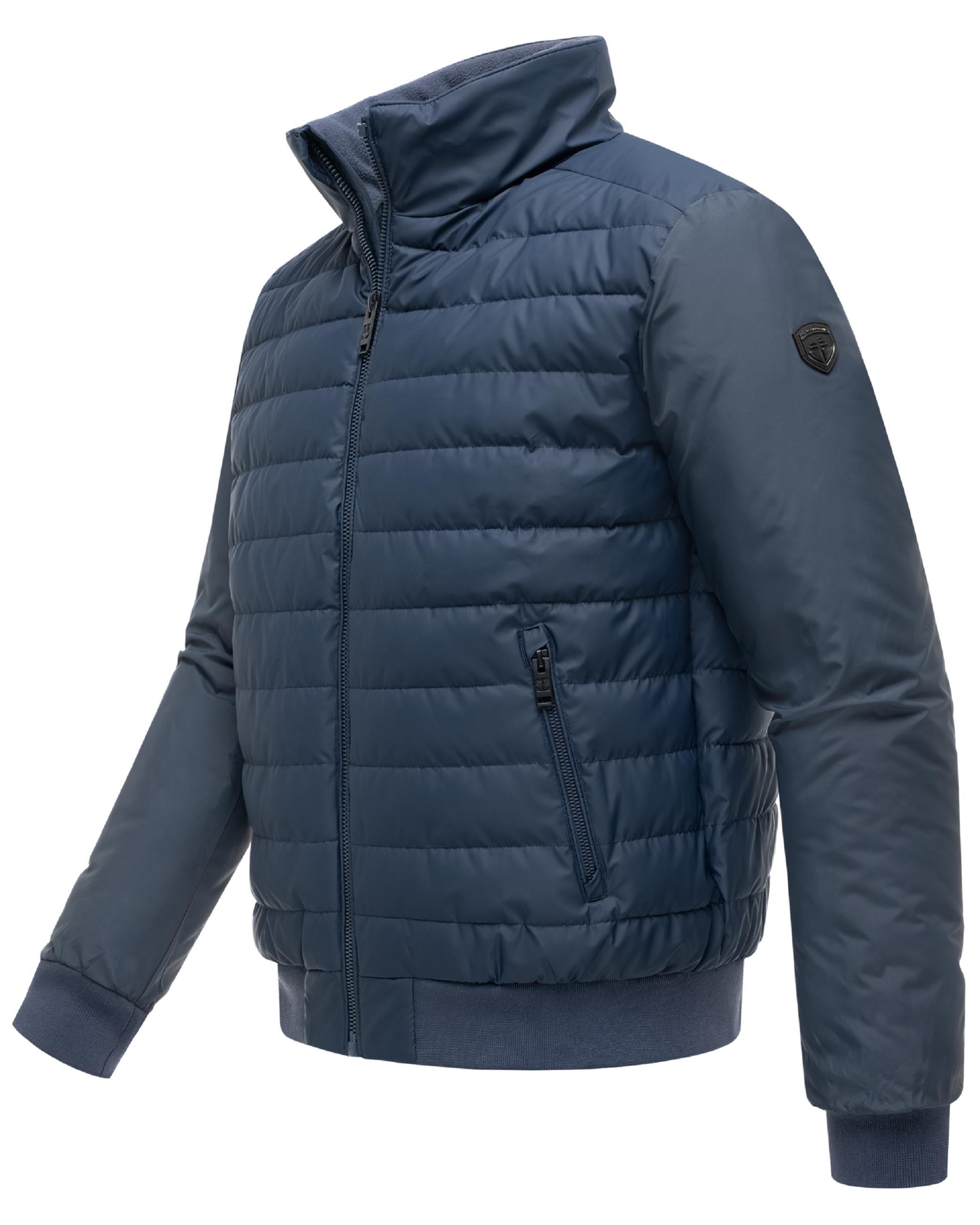 Warme Steppjacke mit hochschließenden Kragen "Eliaam XX" Night Sky Blue