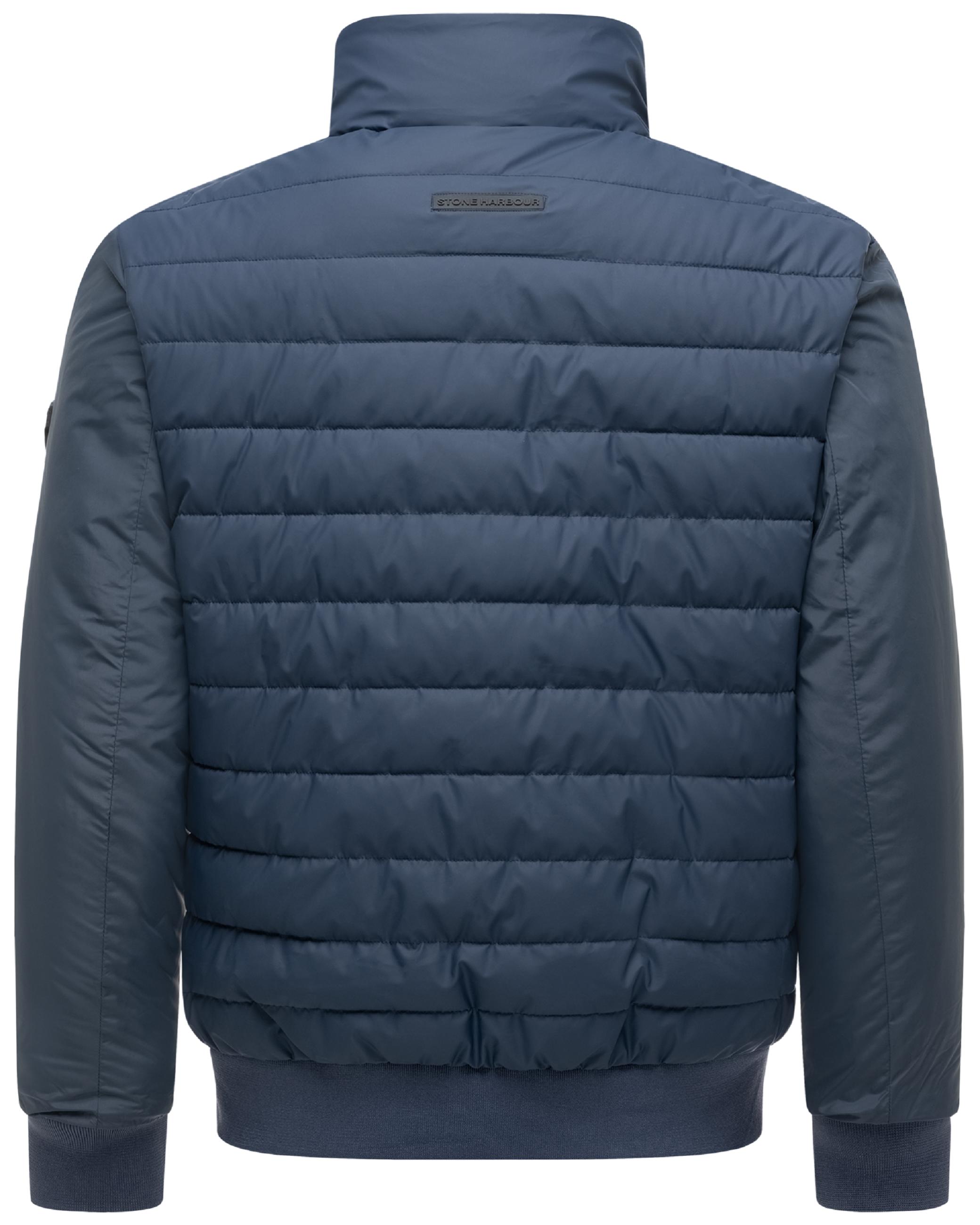 Warme Steppjacke mit hochschließenden Kragen "Eliaam XX" Night Sky Blue