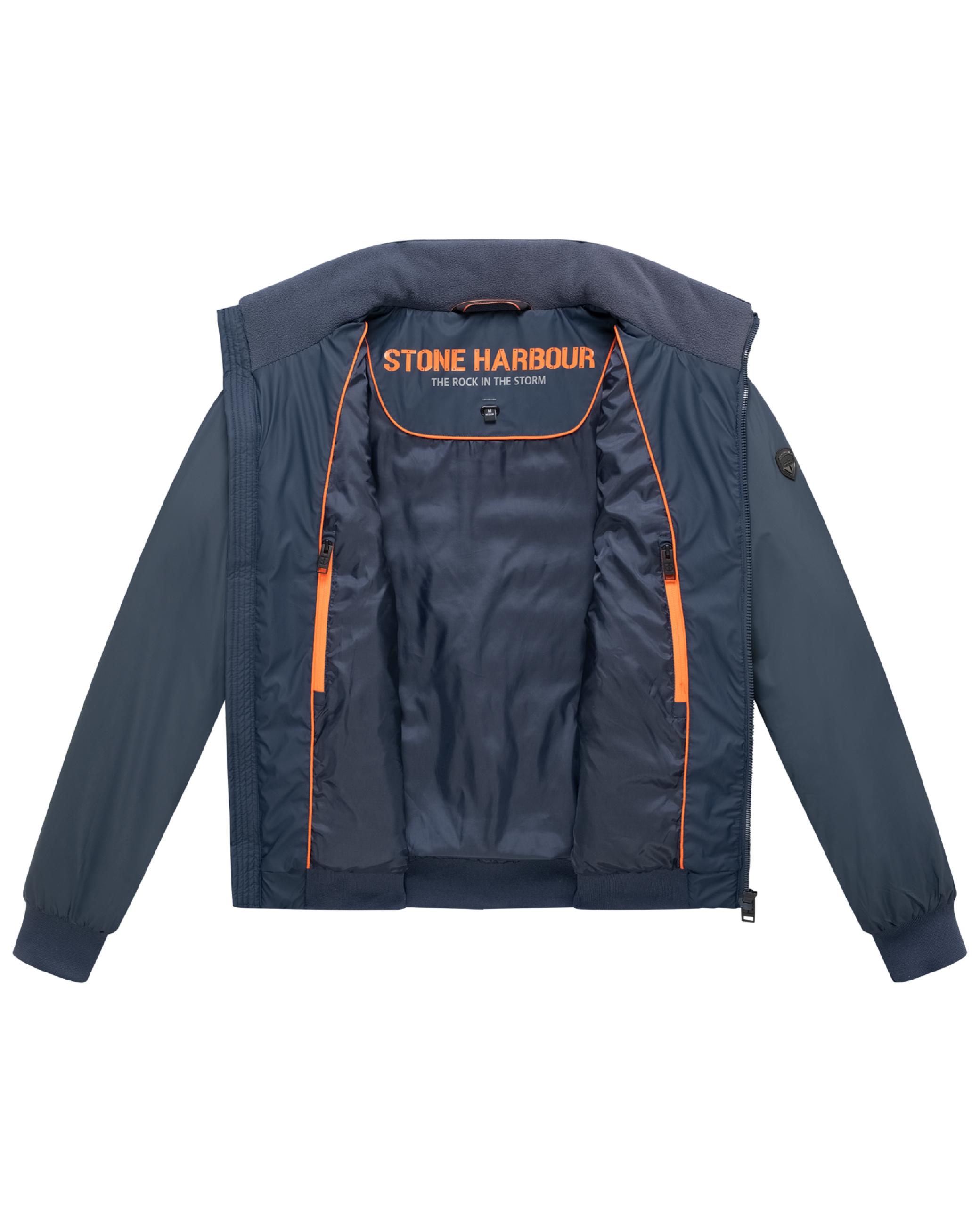Warme Steppjacke mit hochschließenden Kragen "Eliaam XX" Night Sky Blue