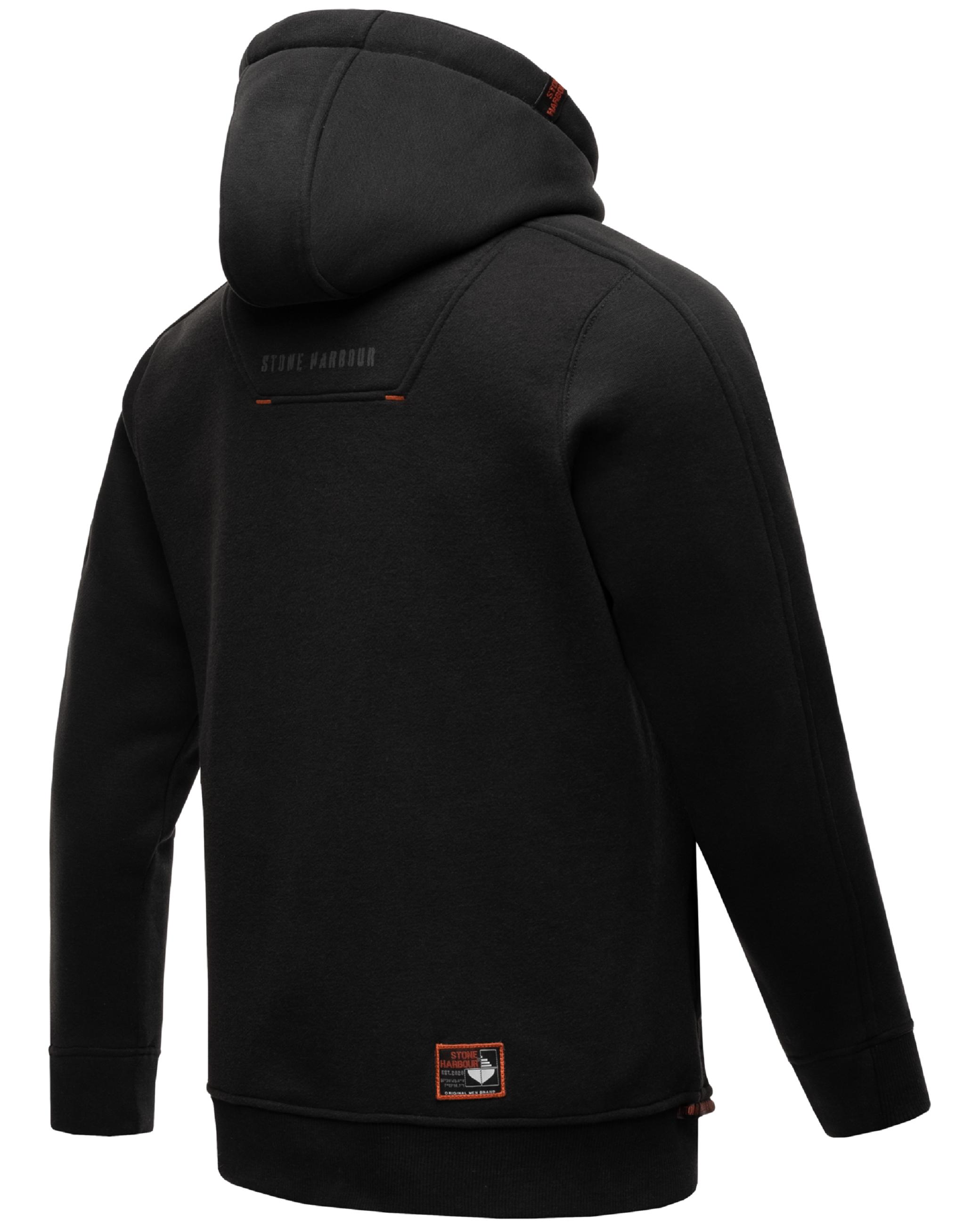 Weiches Sweatshirt mit Kapuze "Emilio Eduardo" Black