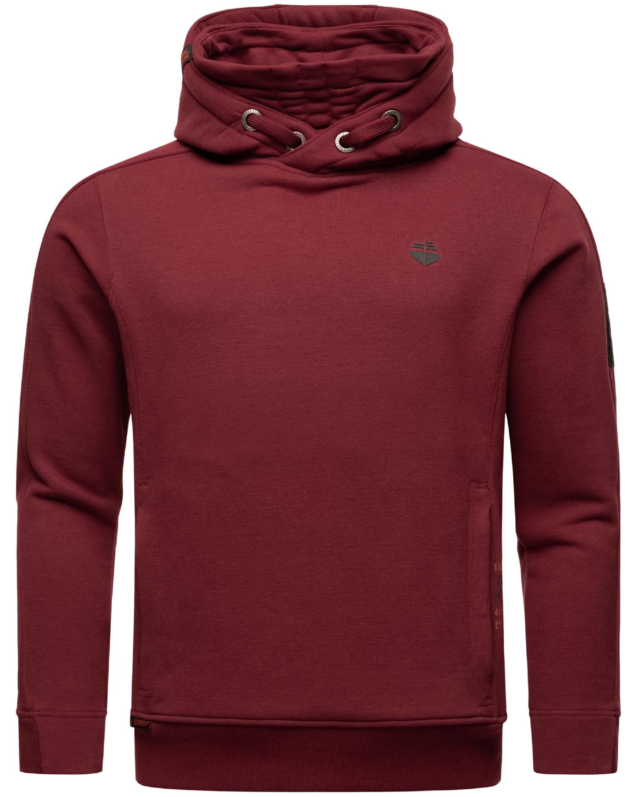 Weiches Sweatshirt mit Kapuze "Emilio Eduardo" Bordeaux