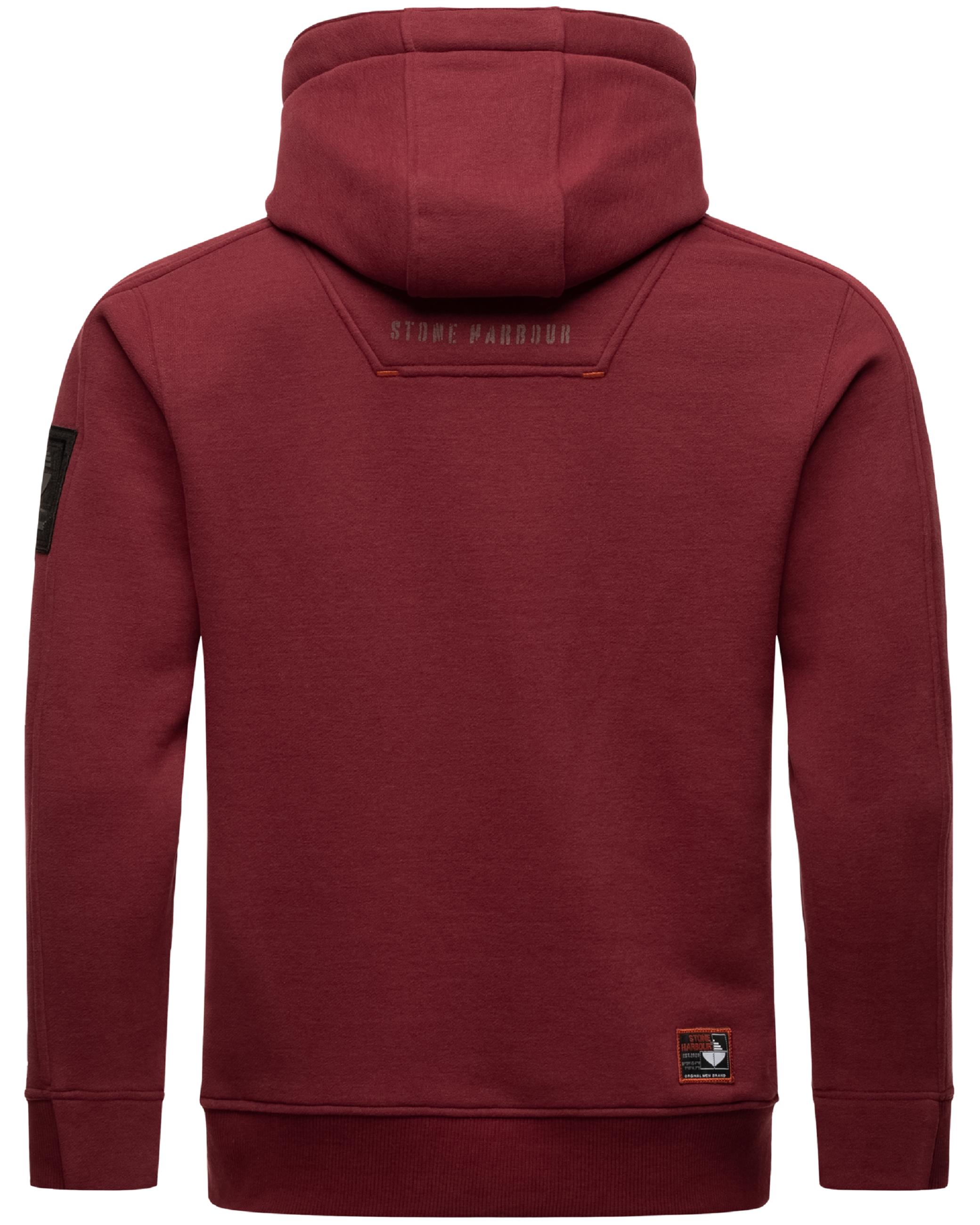 Weiches Sweatshirt mit Kapuze "Emilio Eduardo" Bordeaux