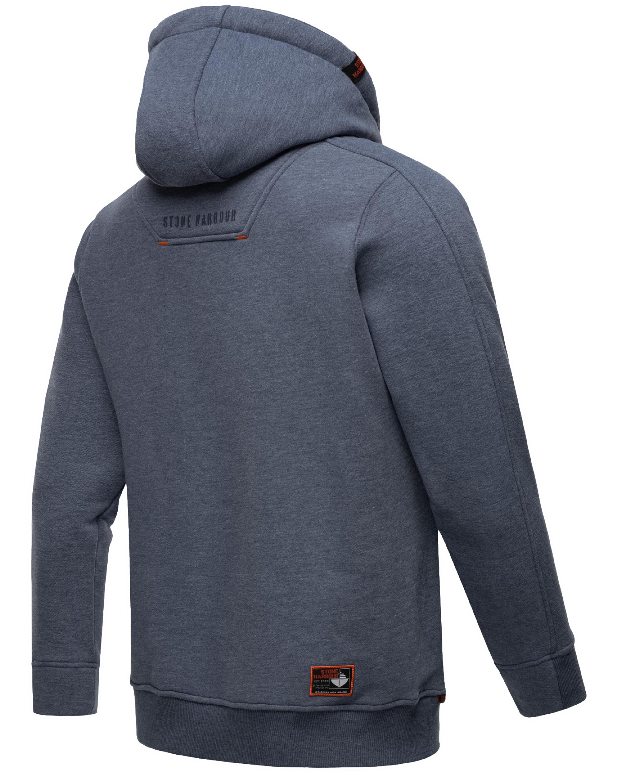 Weiches Sweatshirt mit Kapuze "Emilio Eduardo" Dusty Blue Melange