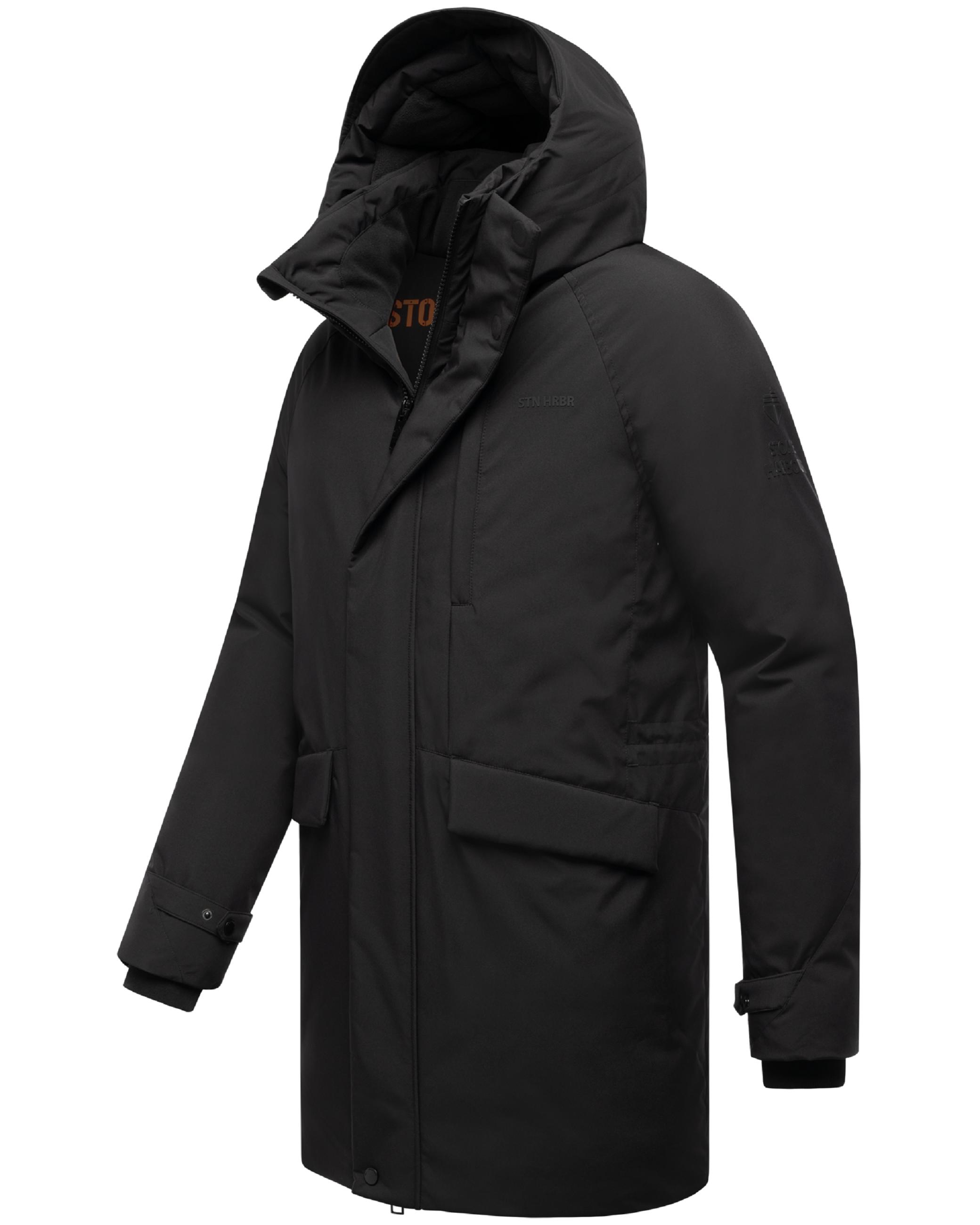 Wintermantel mit hohem Kragen "Emriis XX" Black