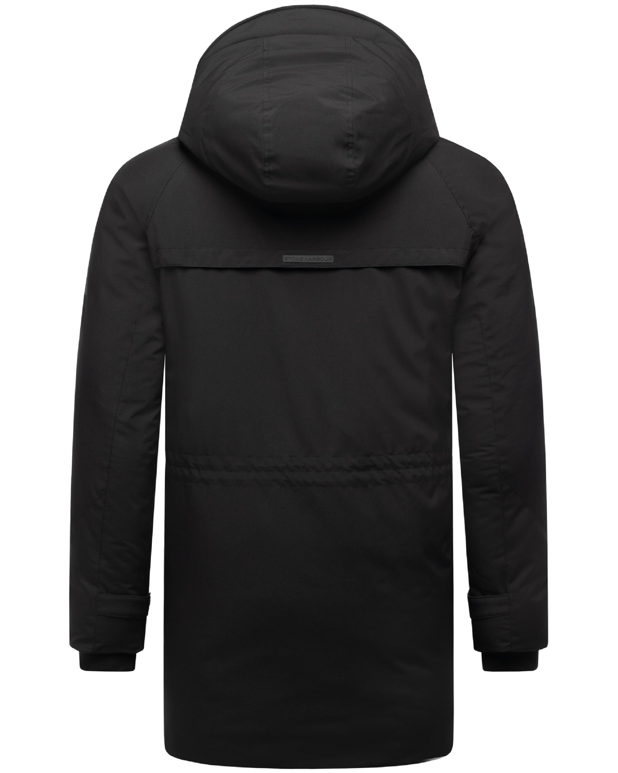 Wintermantel mit hohem Kragen "Emriis XX" Black