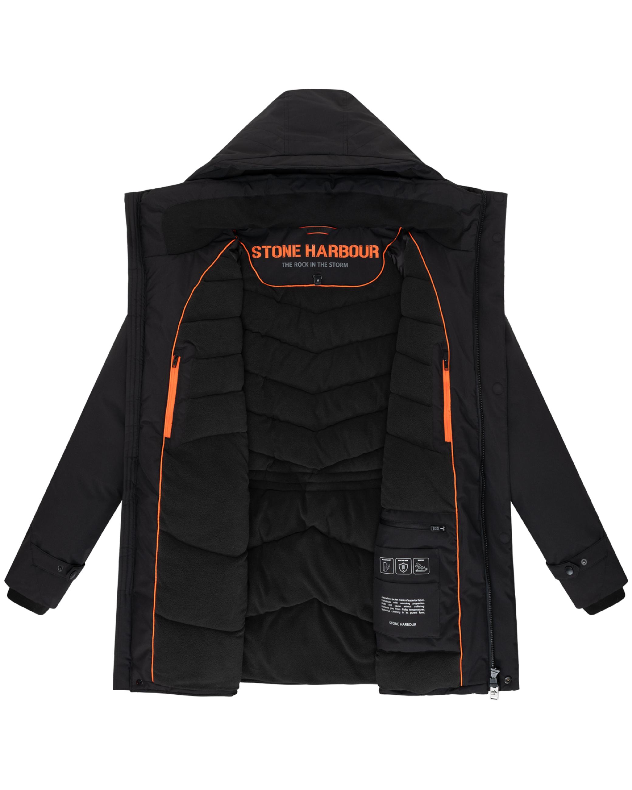 Wintermantel mit hohem Kragen "Emriis XX" Black