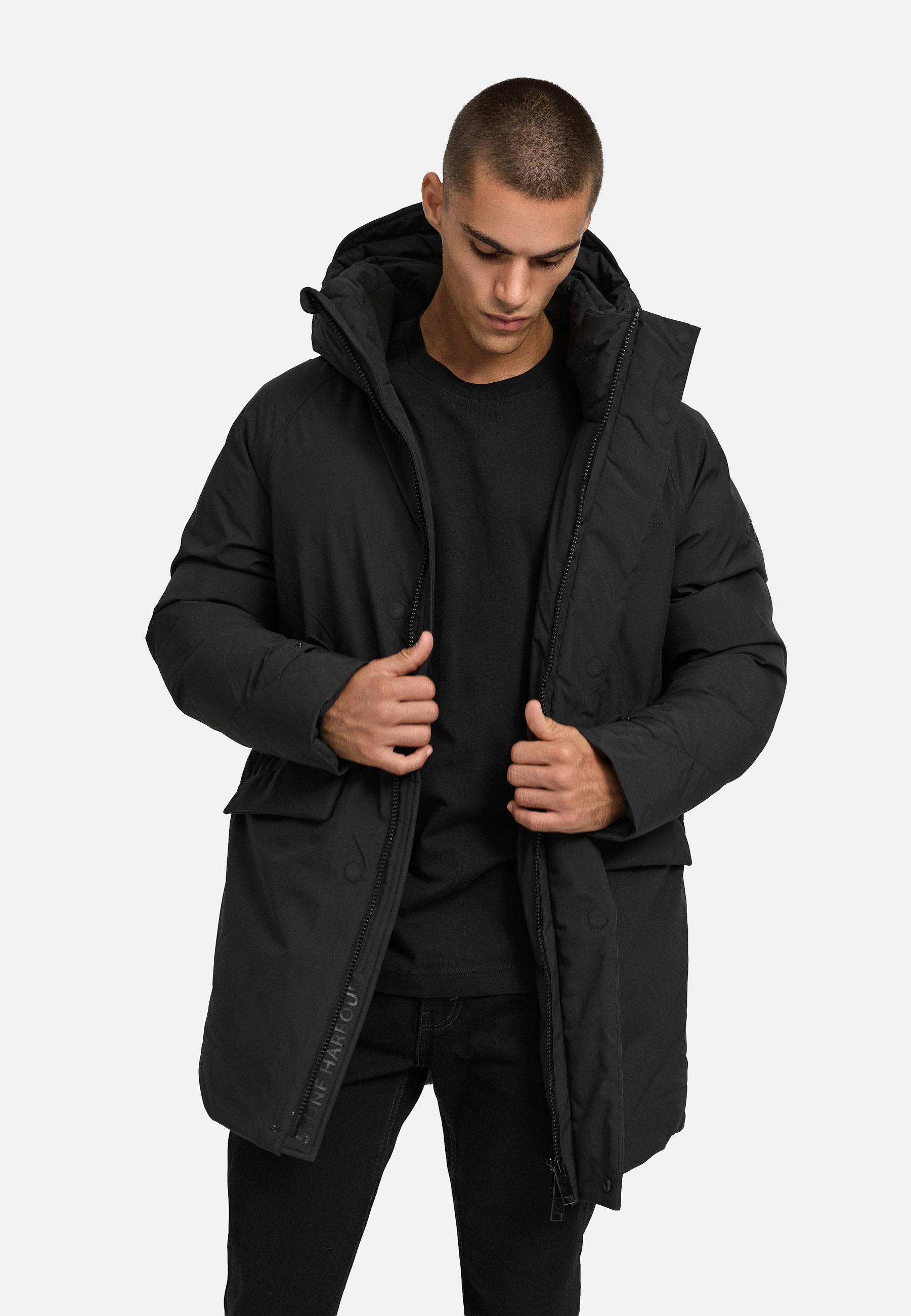 Wintermantel mit hohem Kragen "Emriis XX" Black