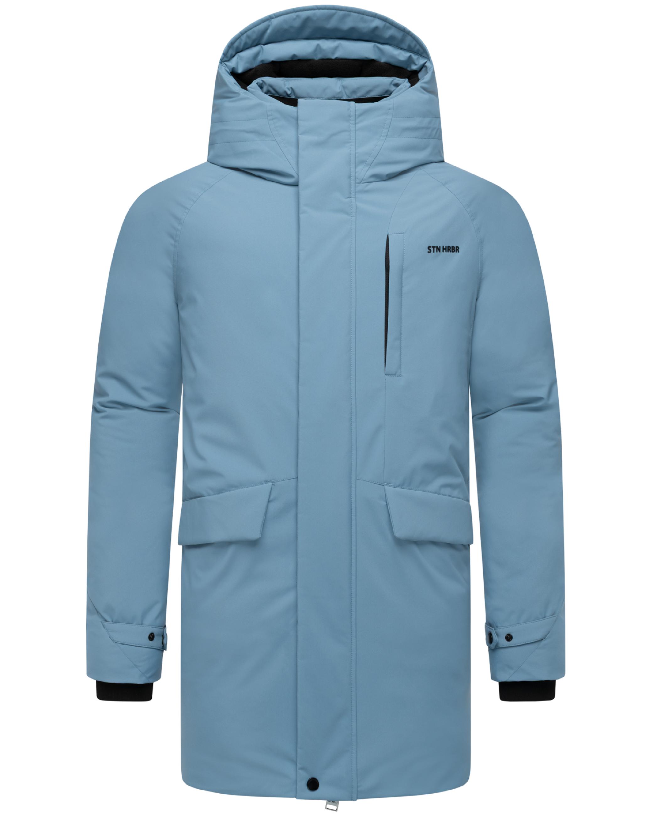 Wintermantel mit hohem Kragen "Emriis XX" Frosty Blue