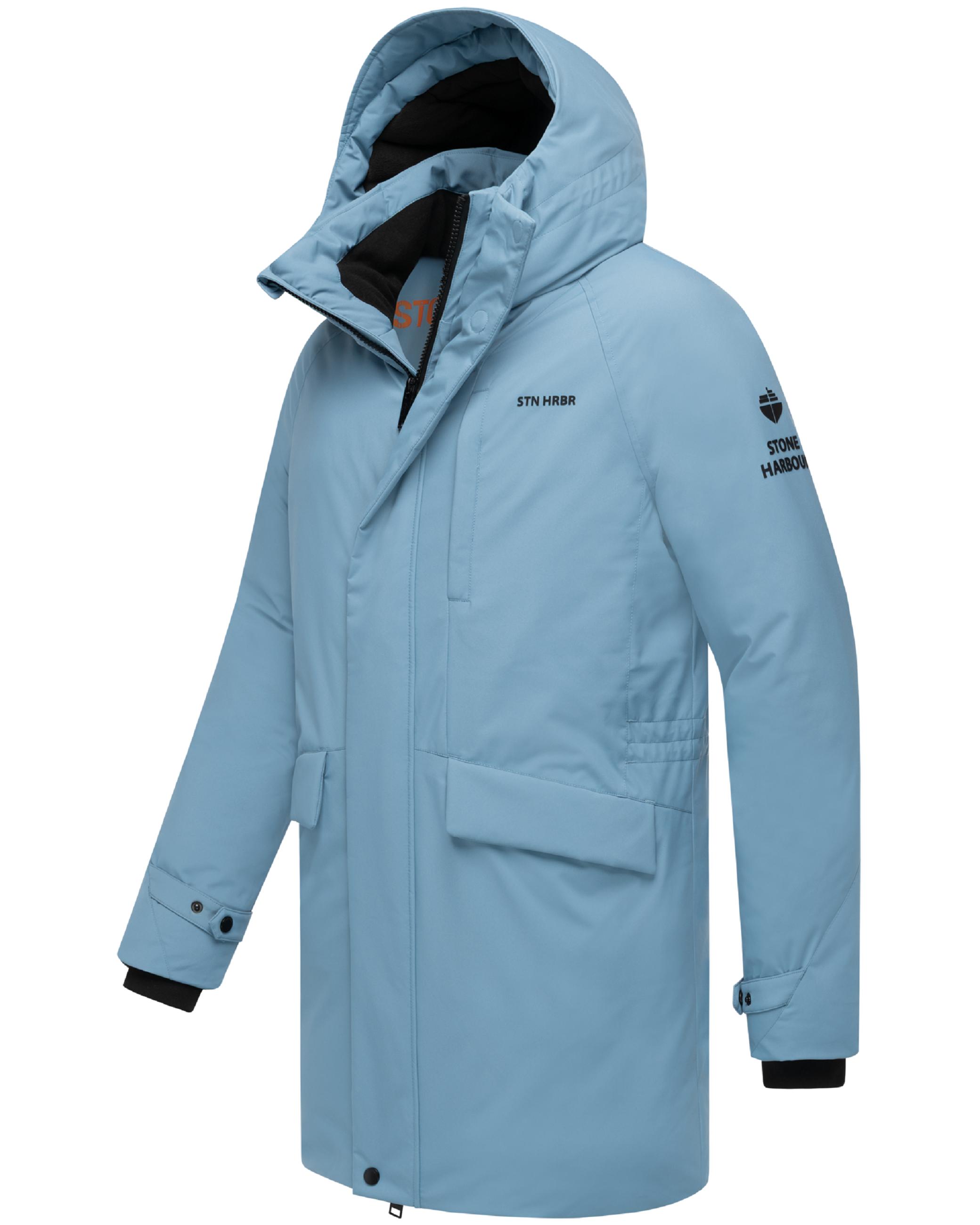 Wintermantel mit hohem Kragen "Emriis XX" Frosty Blue