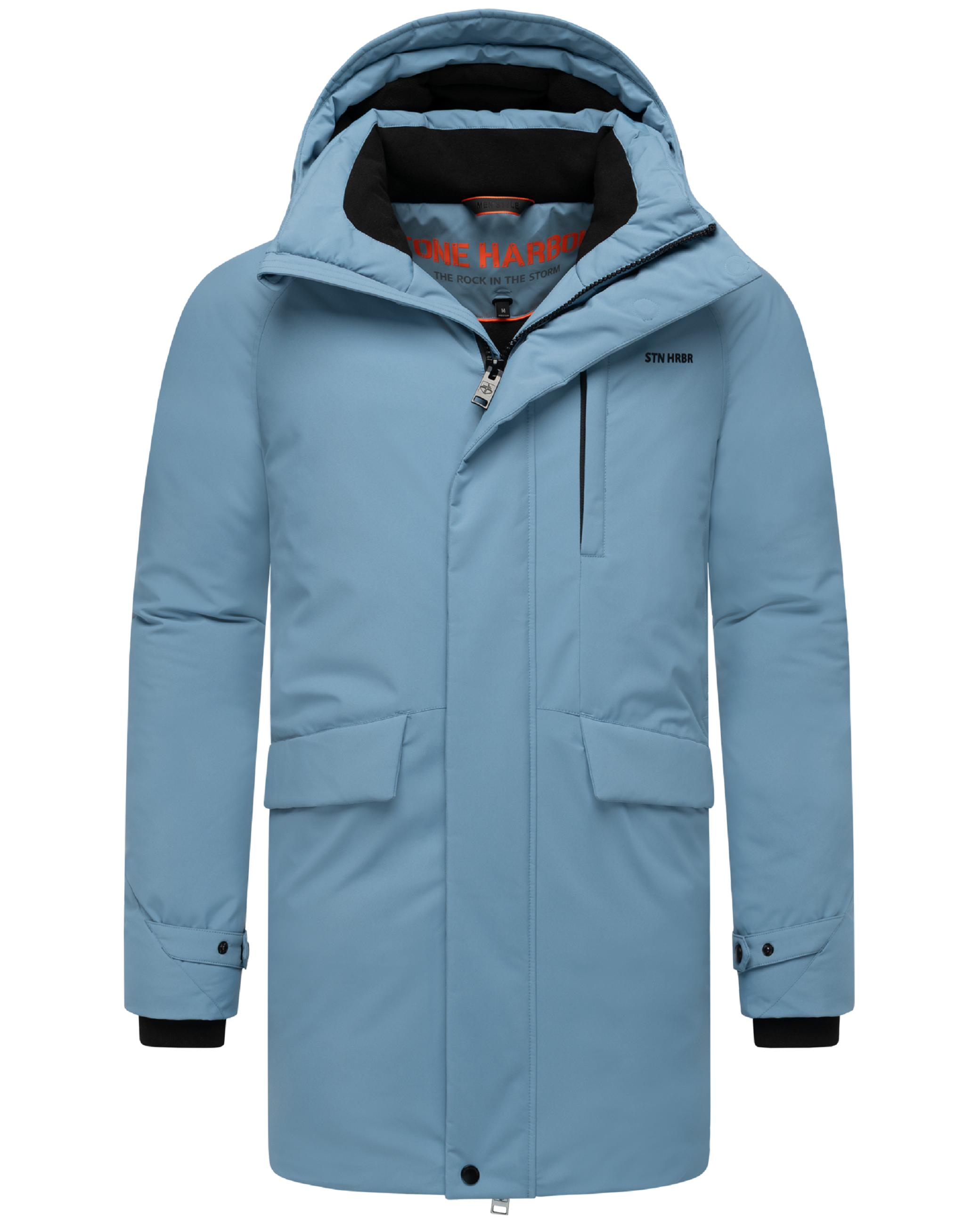 Wintermantel mit hohem Kragen "Emriis XX" Frosty Blue