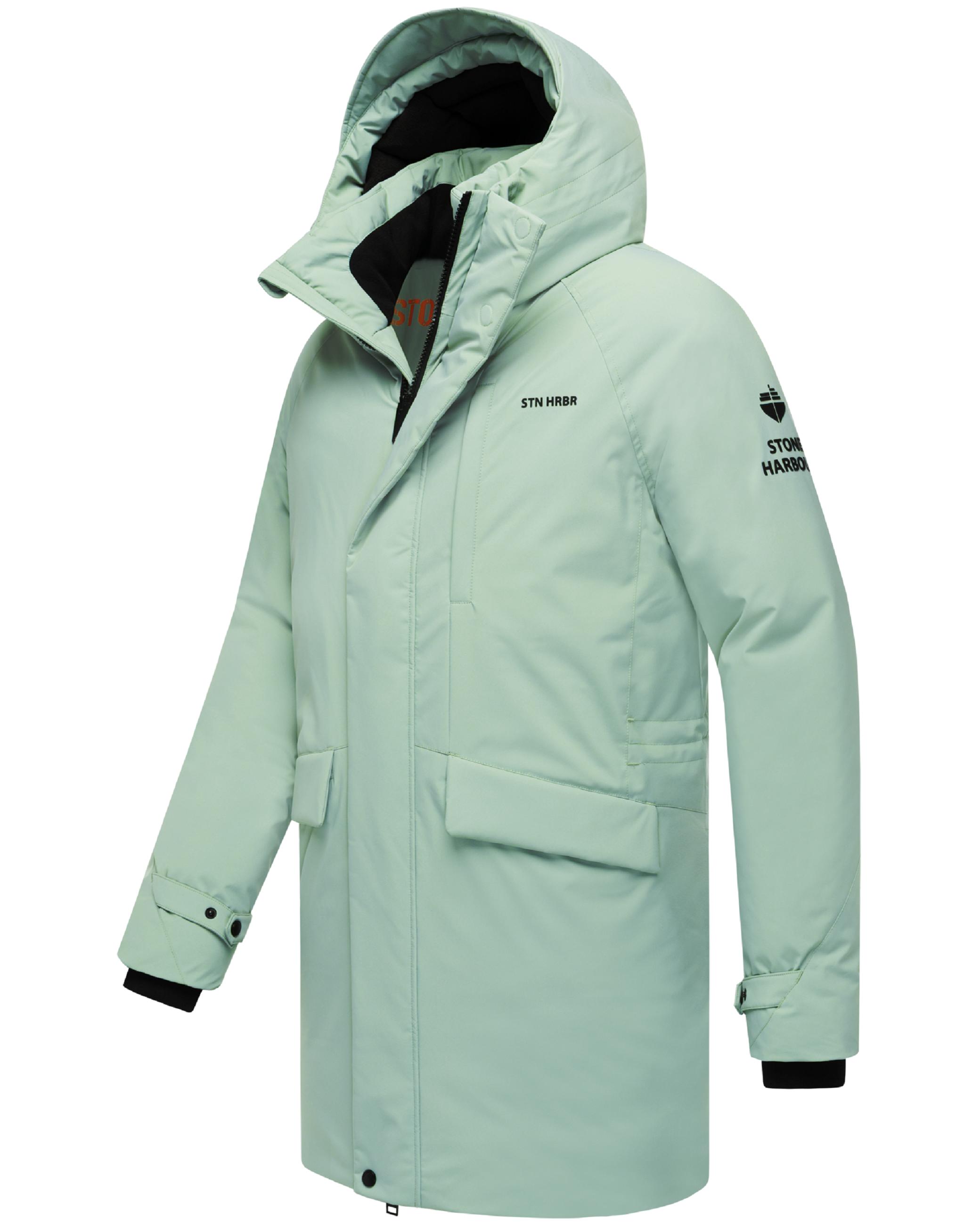 Wintermantel mit hohem Kragen "Emriis XX" Ice Green