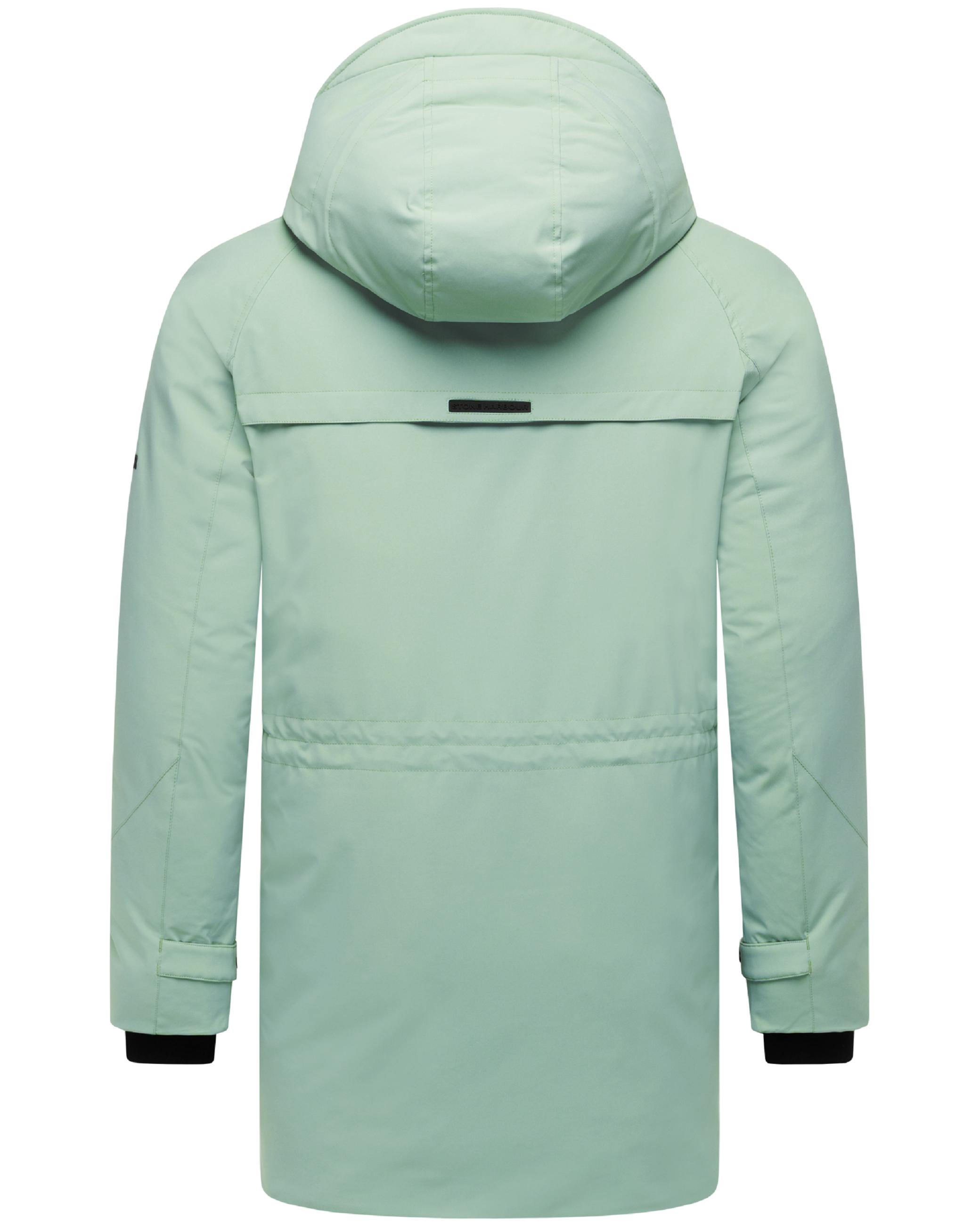 Wintermantel mit hohem Kragen "Emriis XX" Ice Green