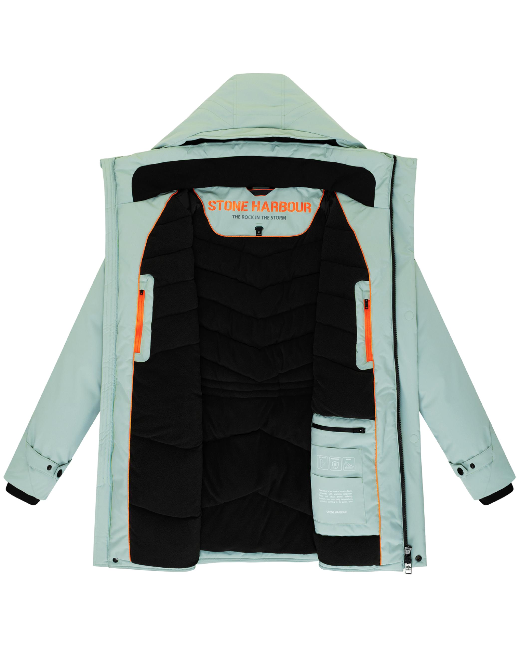 Wintermantel mit hohem Kragen "Emriis XX" Ice Green