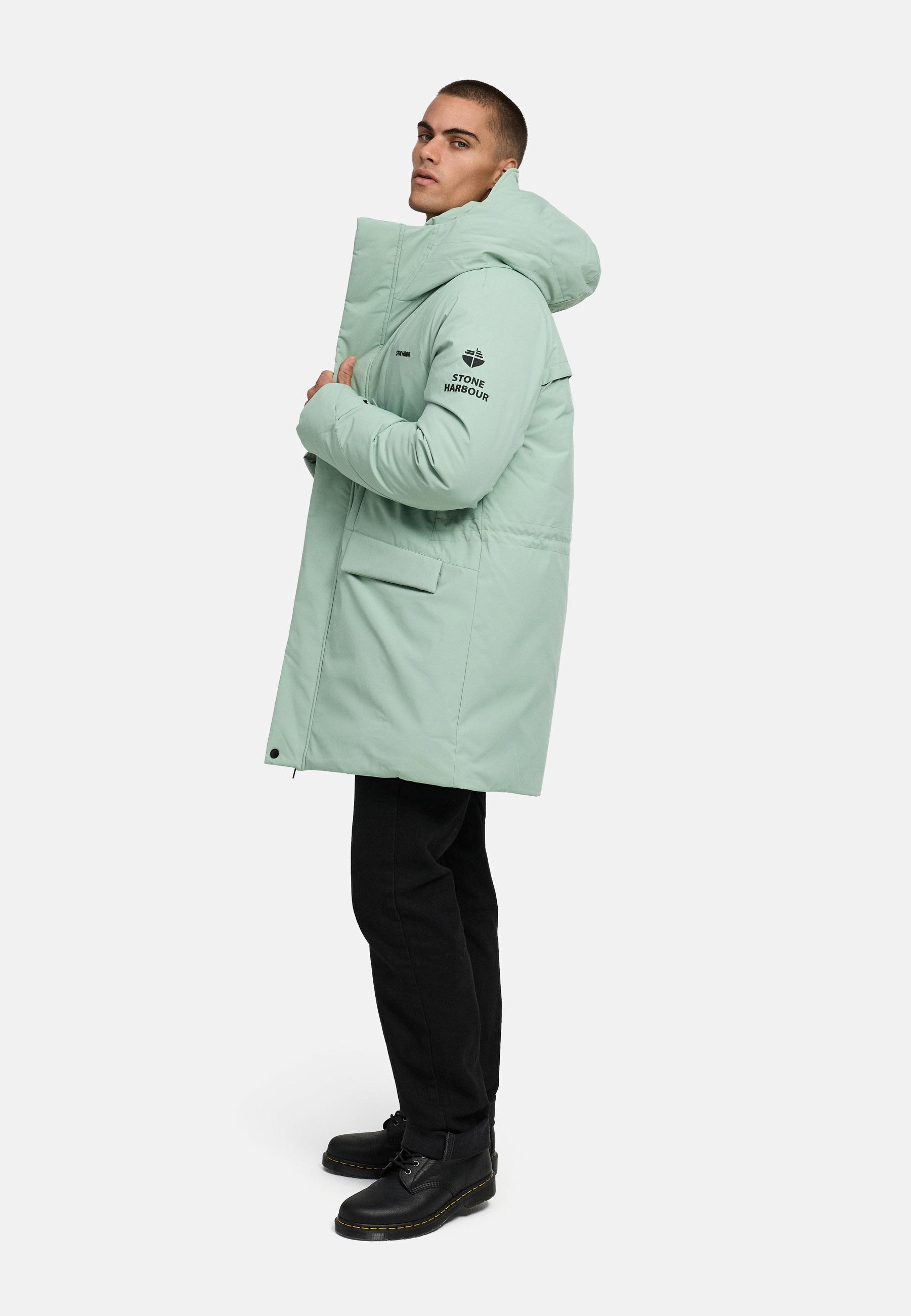 Wintermantel mit hohem Kragen "Emriis XX" Ice Green