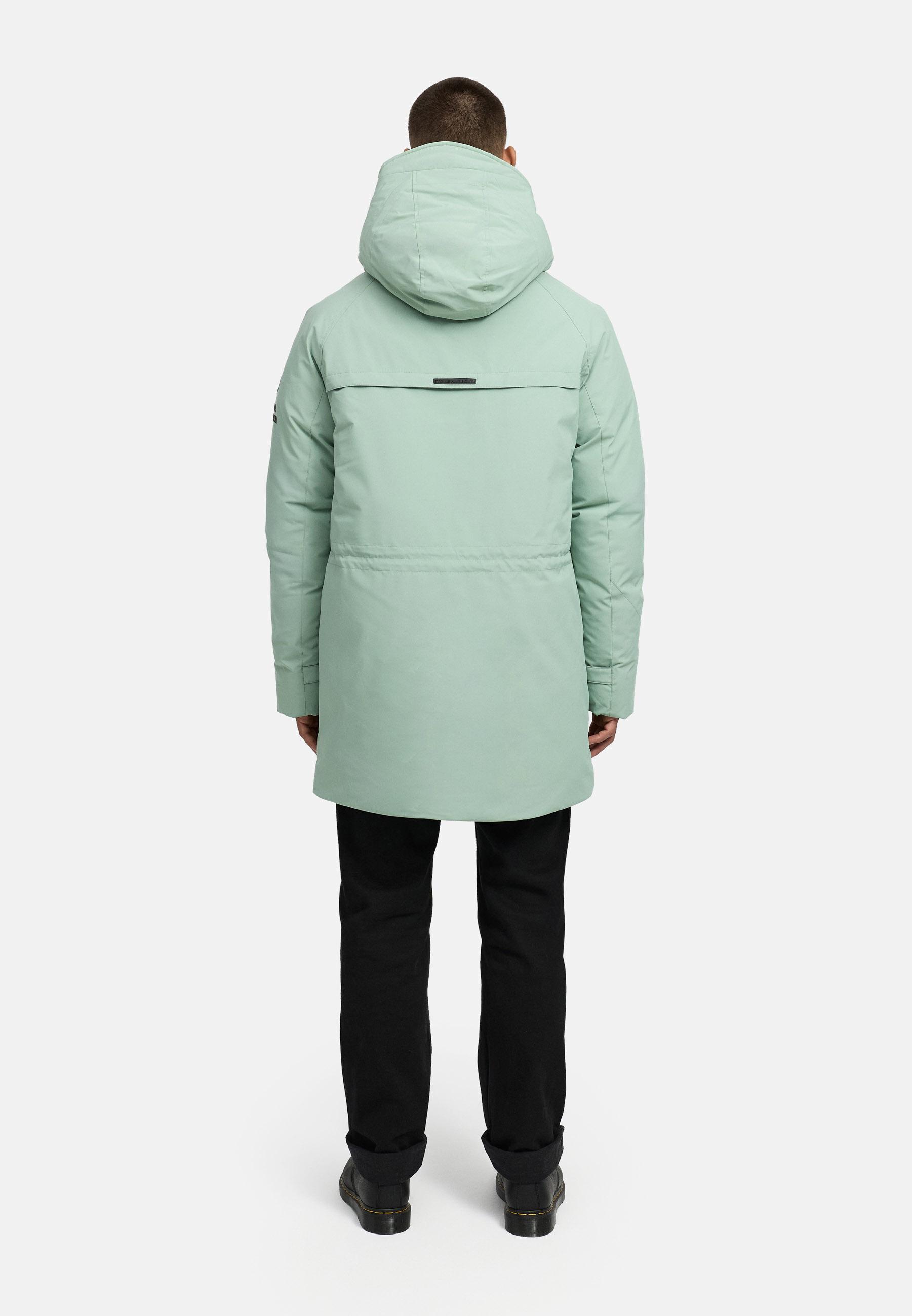 Wintermantel mit hohem Kragen "Emriis XX" Ice Green