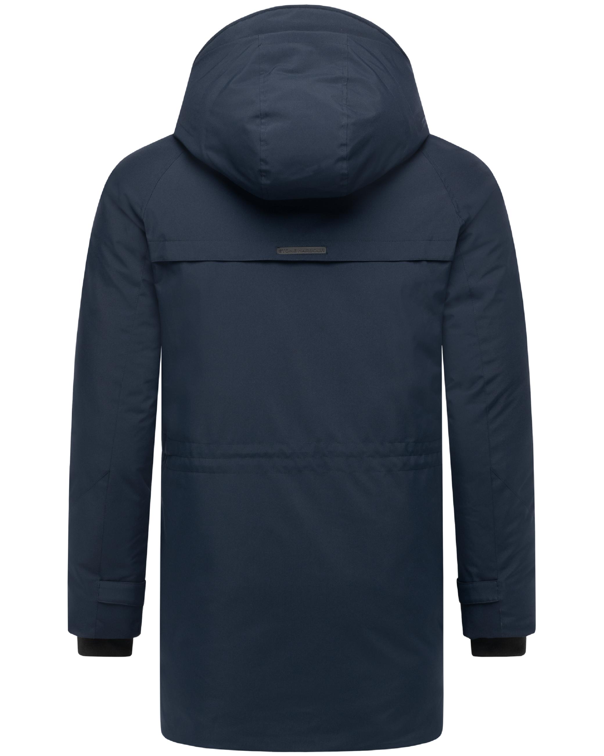 Wintermantel mit hohem Kragen "Emriis XX" Navy