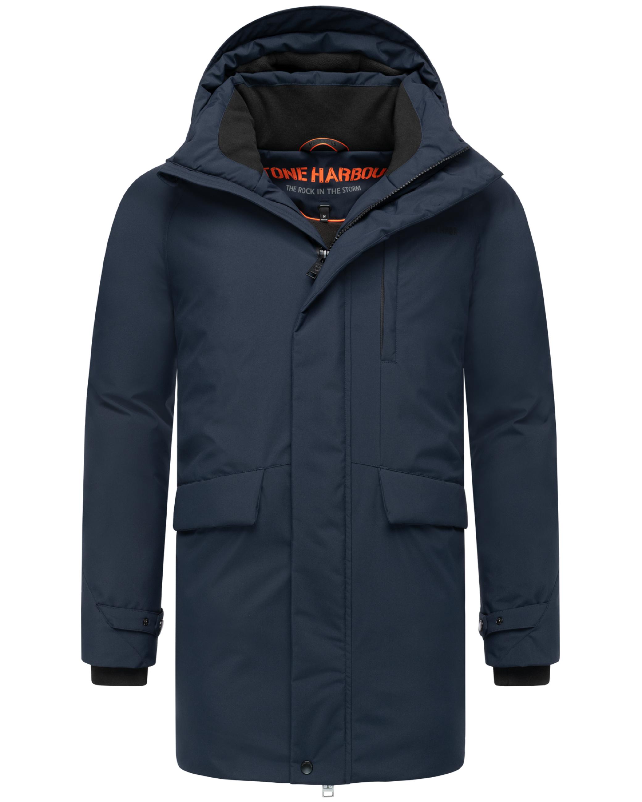 Wintermantel mit hohem Kragen "Emriis XX" Navy
