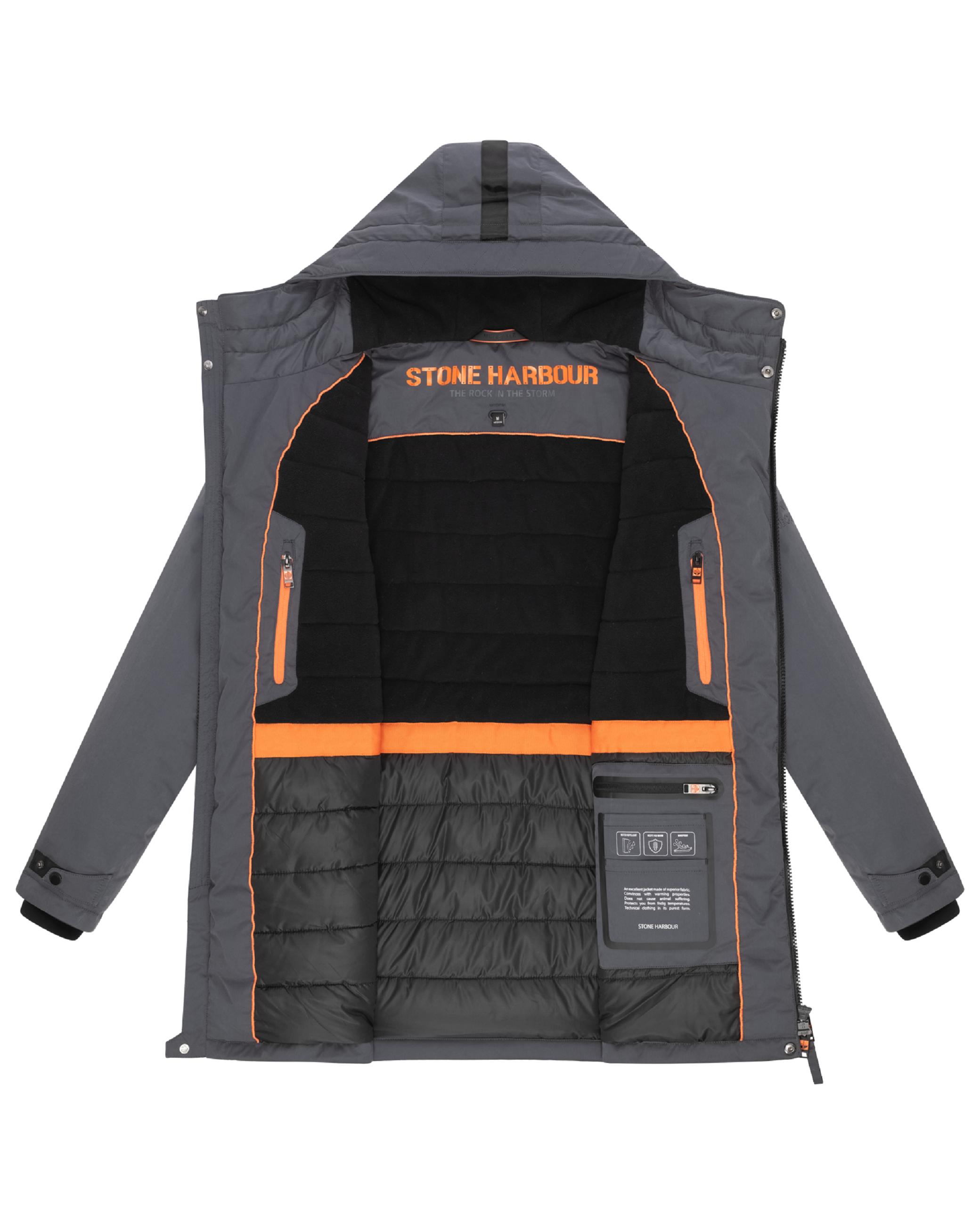 Winterparka mit Kapuze "Fintaan XX" Anthracite