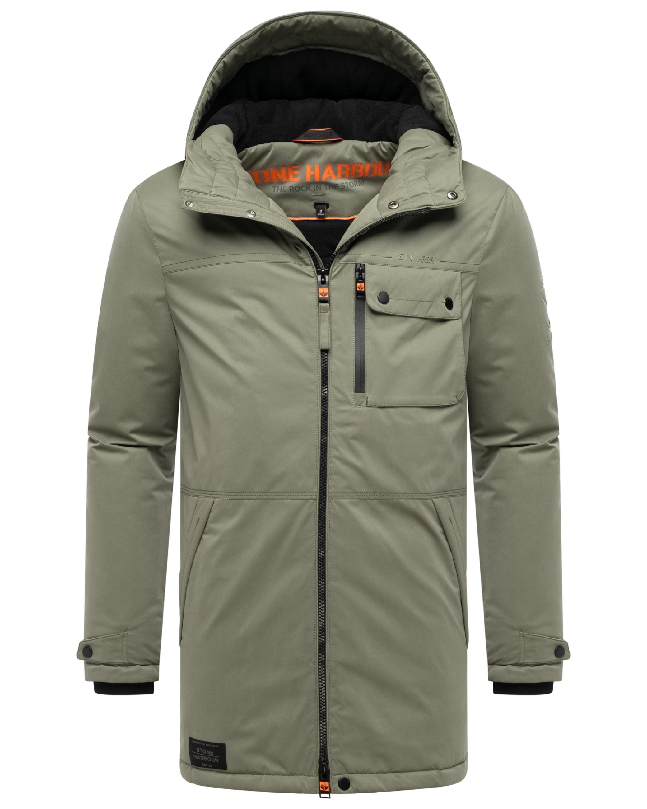 Winterparka mit Kapuze "Fintaan XX" Dusty Olive