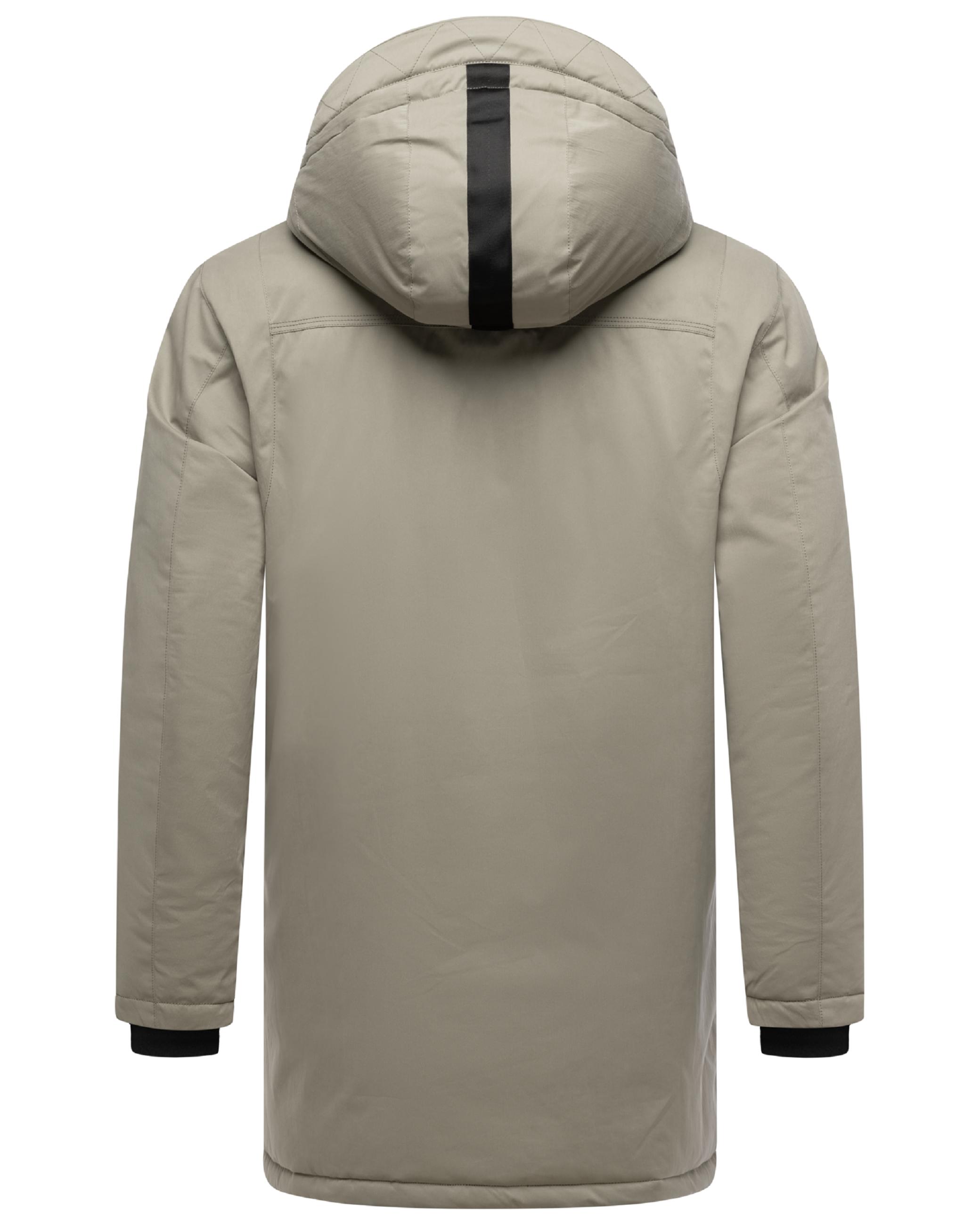 Winterparka mit Kapuze "Fintaan XX" Silver Grey